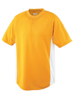 STYLE 538 - WICKING COLOR BLOCK TWO-BUTTON JERSEY