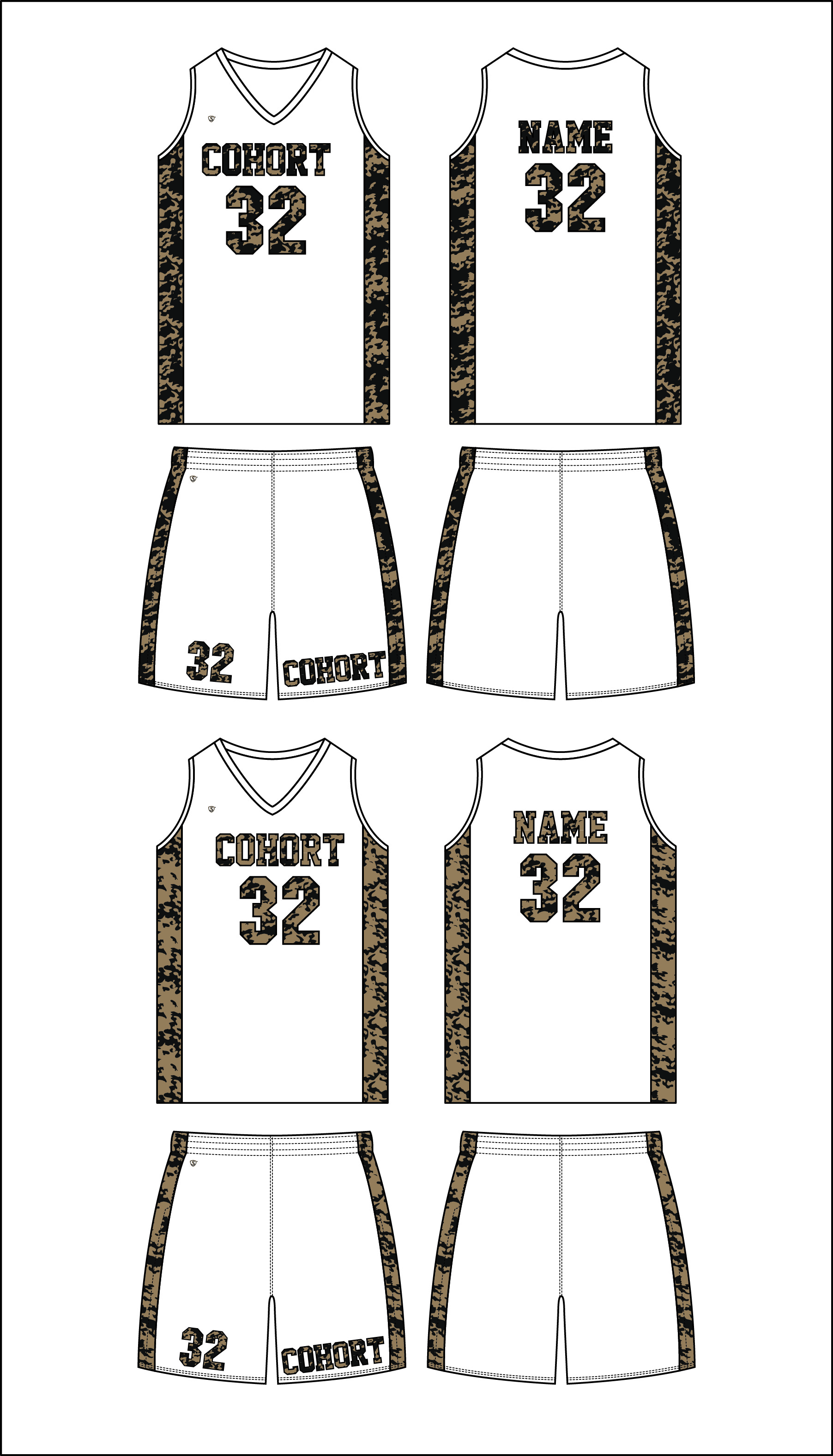 Custom Sublimated Basketball Uniform - Cohort