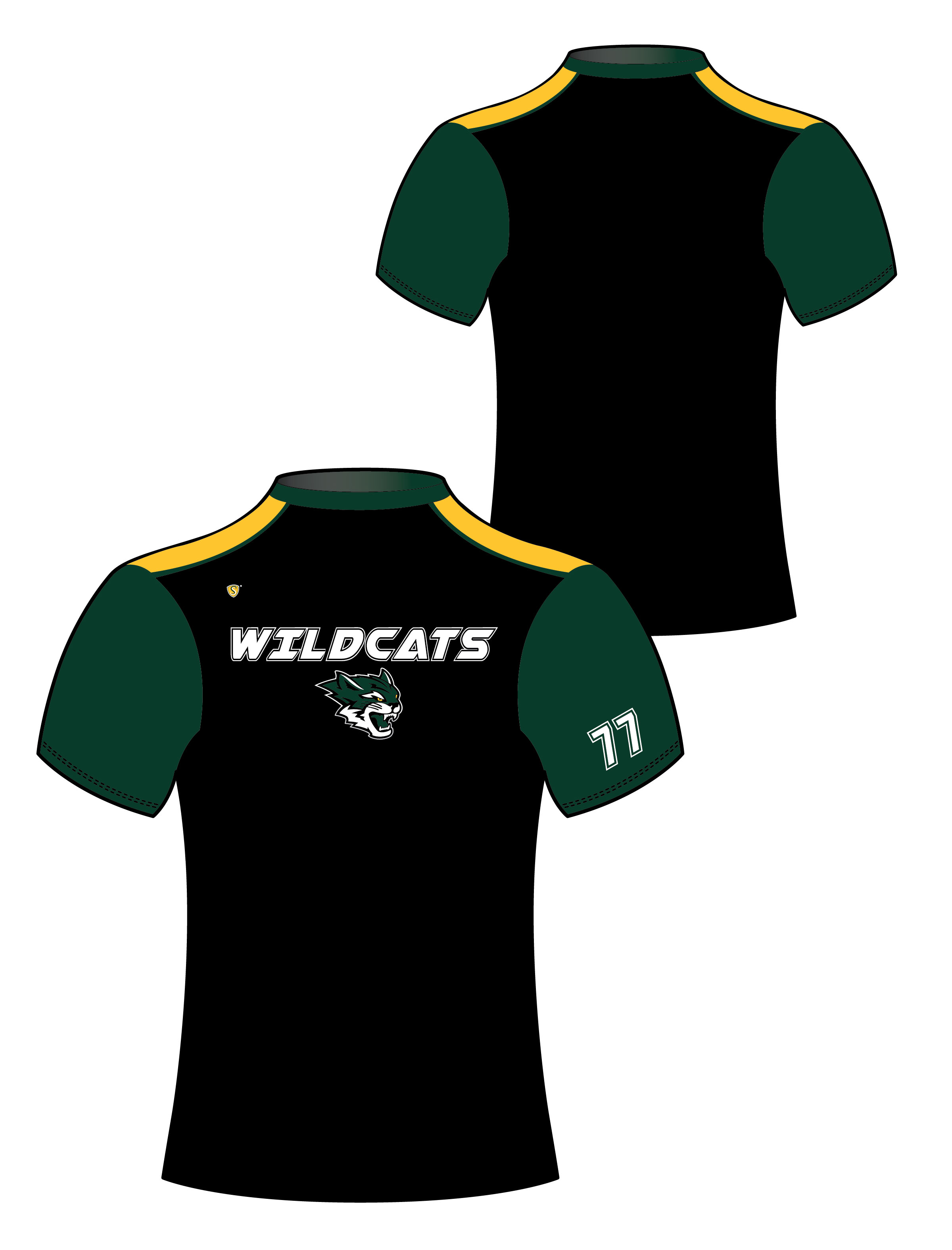 Custom Sublimated Compression Shirt - Wildcats 4