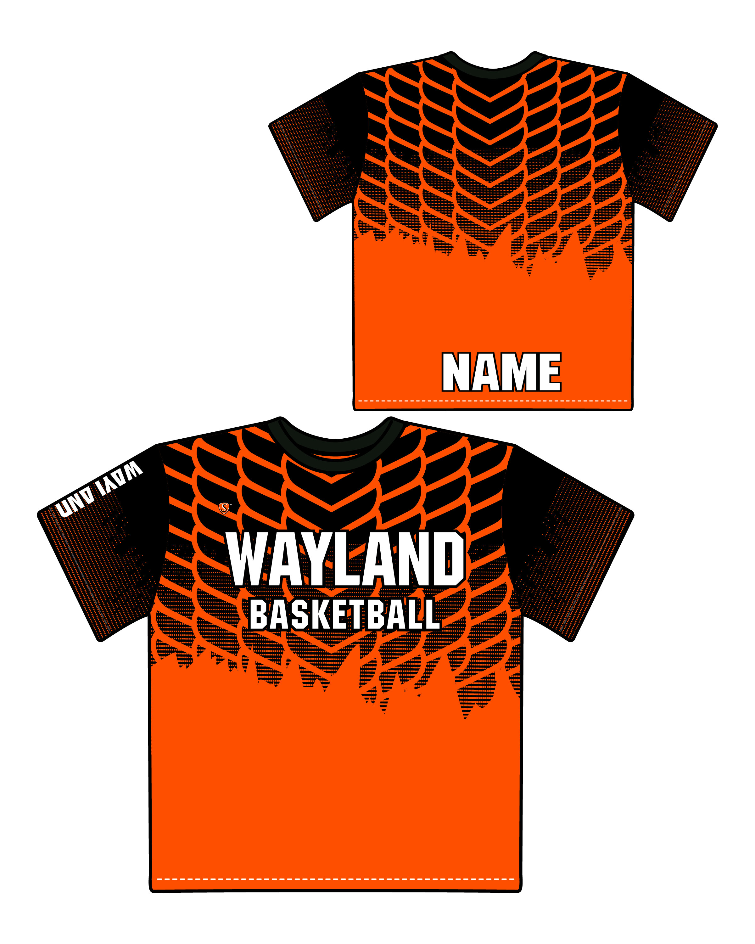 Custom Sublimated Shooter Shirt - Wayland 2