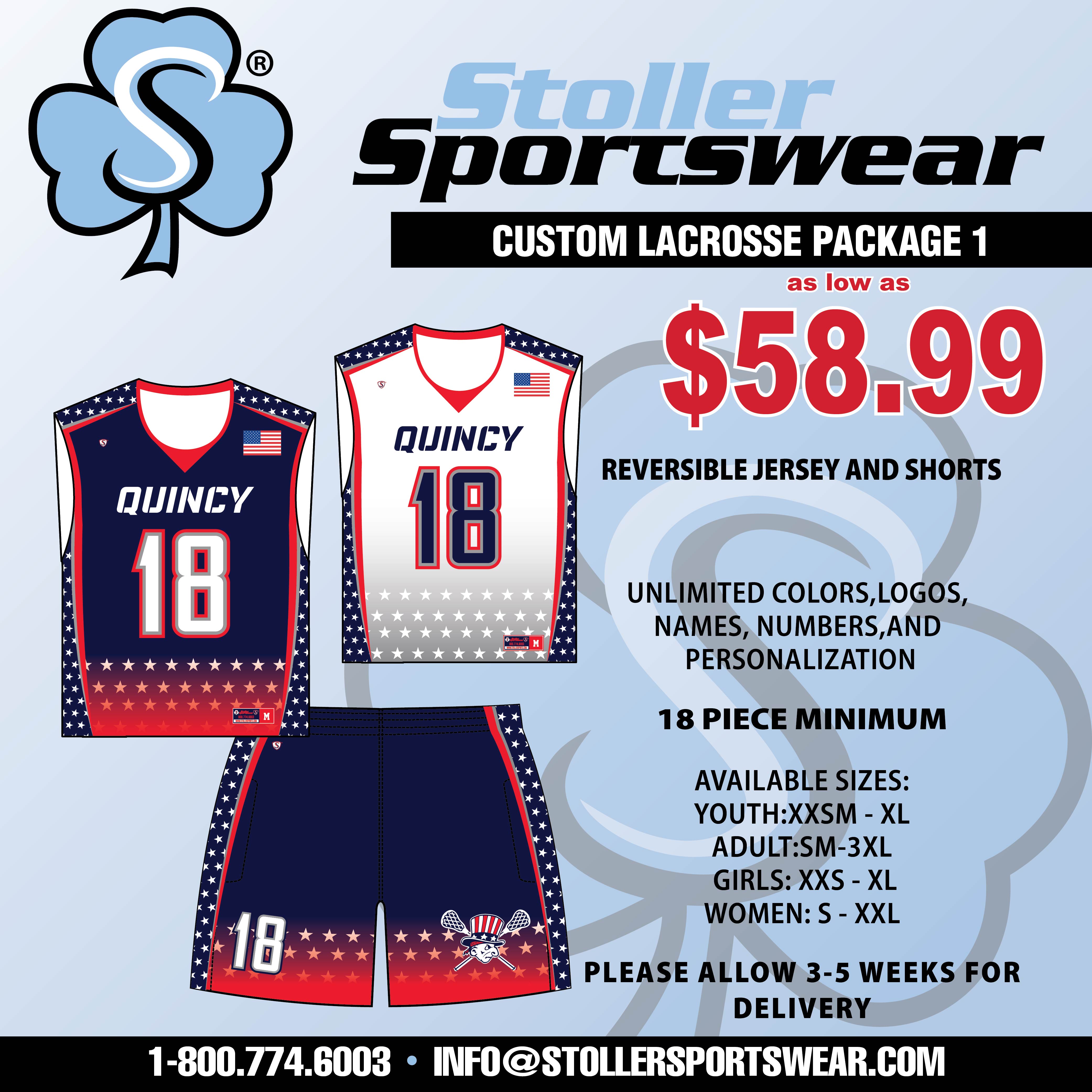 Custom Sublimated Lacrosse Package 1