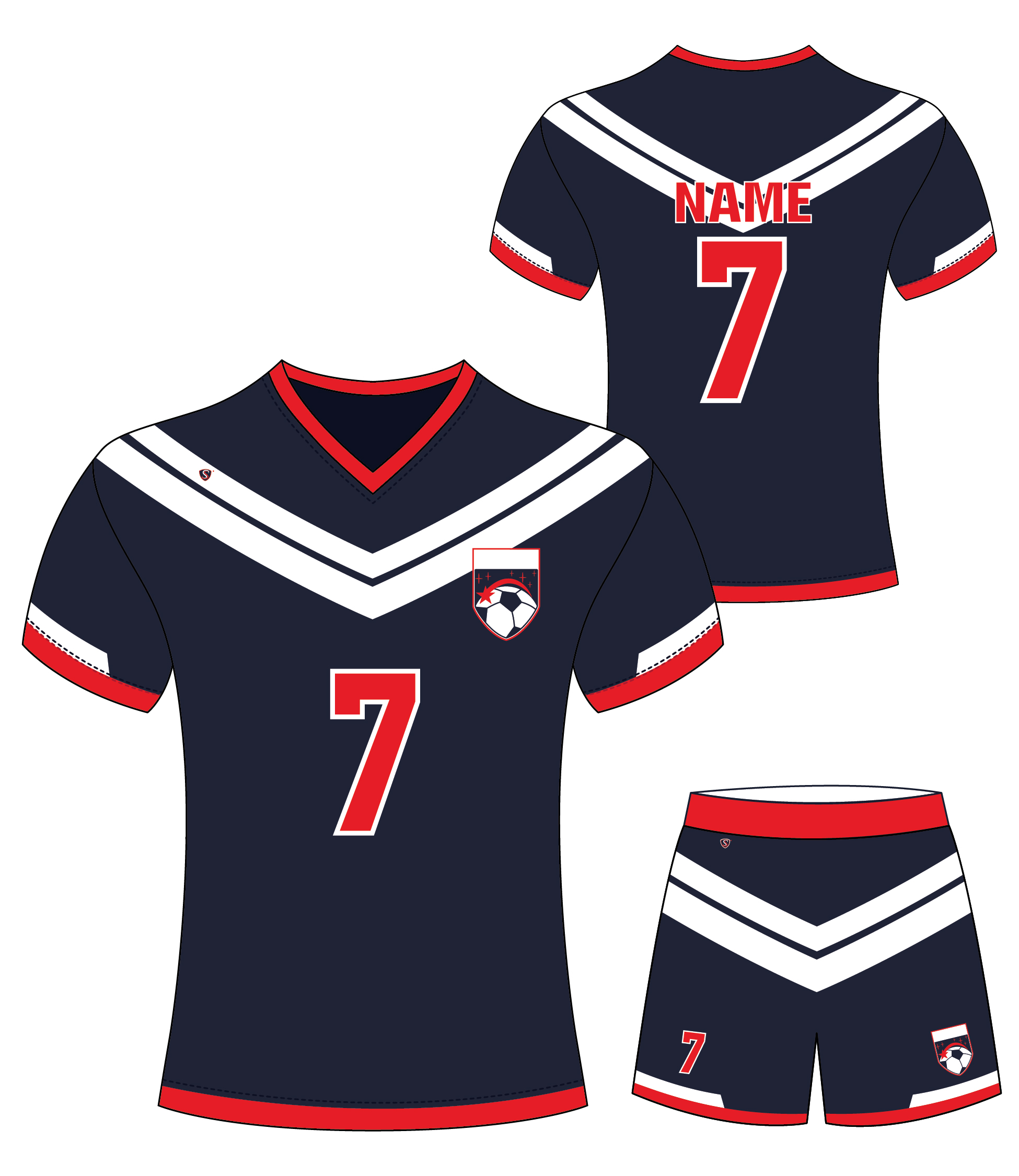 Custom Sublimated Soccer Uniform - Blugold