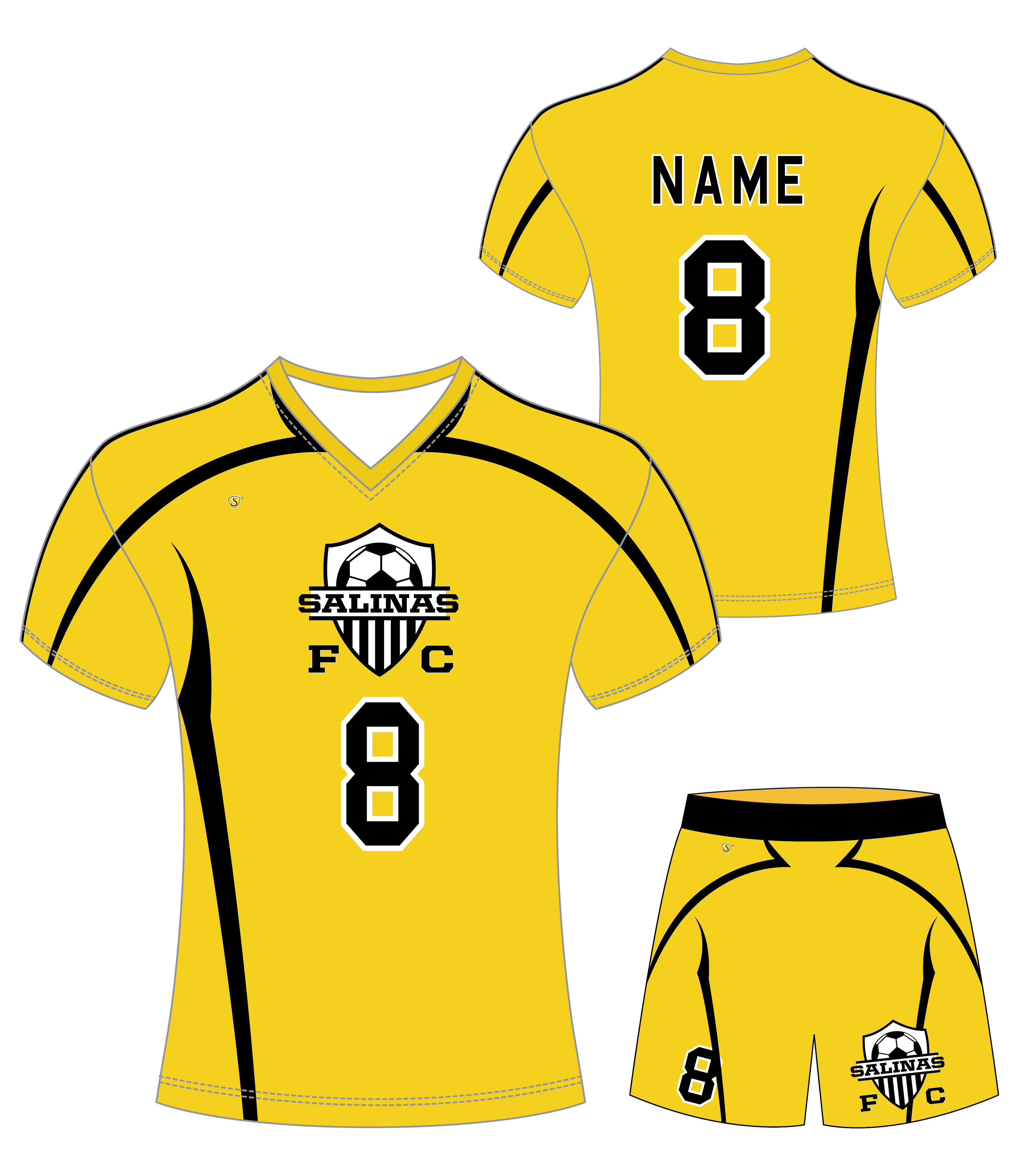 Custom Sublimated Soccer Uniform- Salinas
