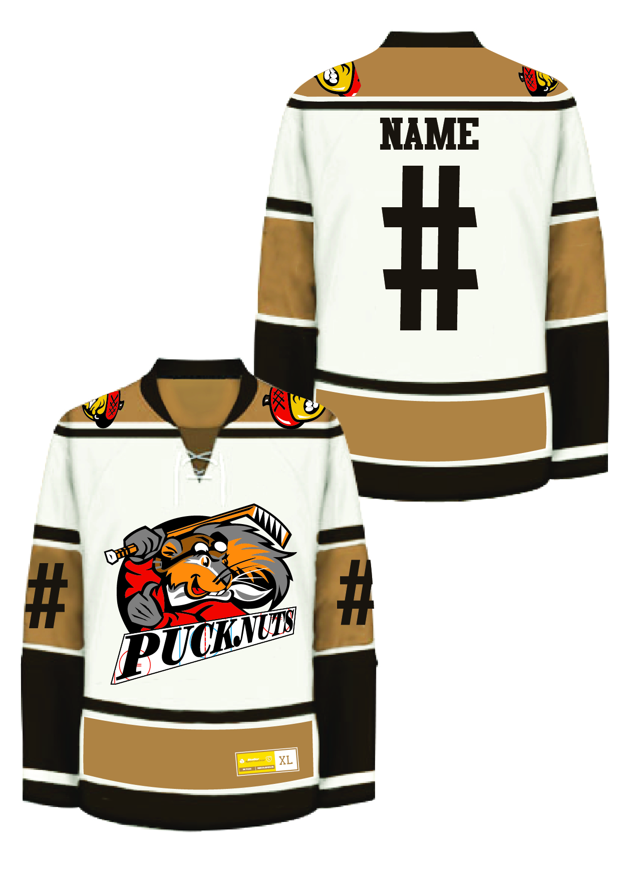 Custom Sublimated Hockey Jersey - Pucknuts 2