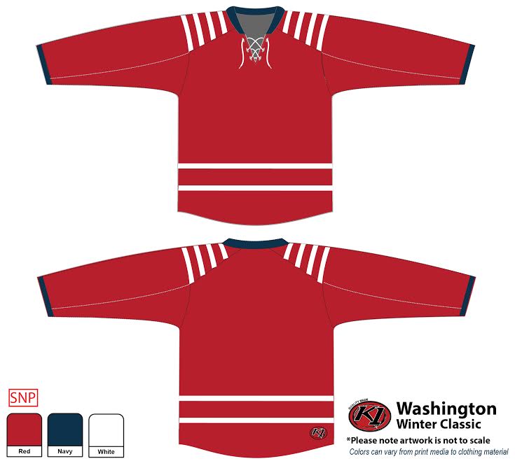 K1 Hockey Jersey - Washington Away 1