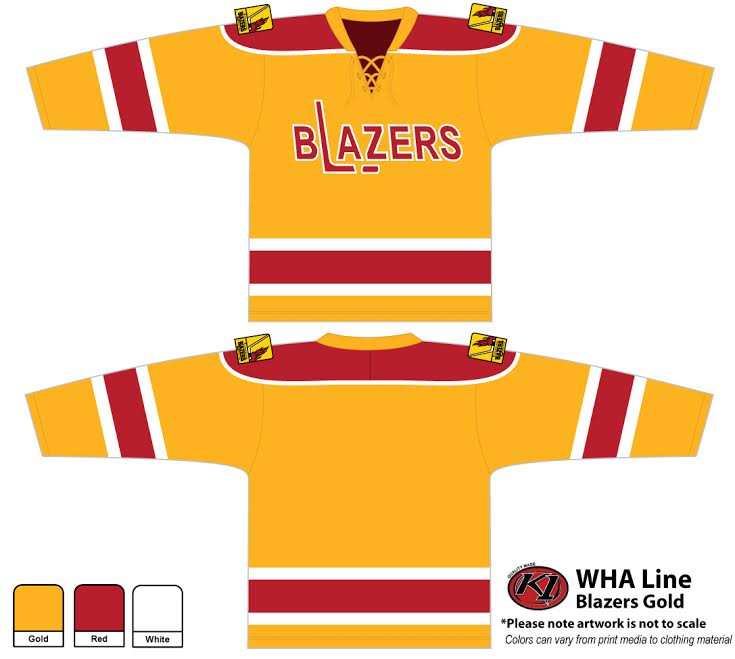 K1 Hockey Jersey - WHA - Philadelphia Blazers