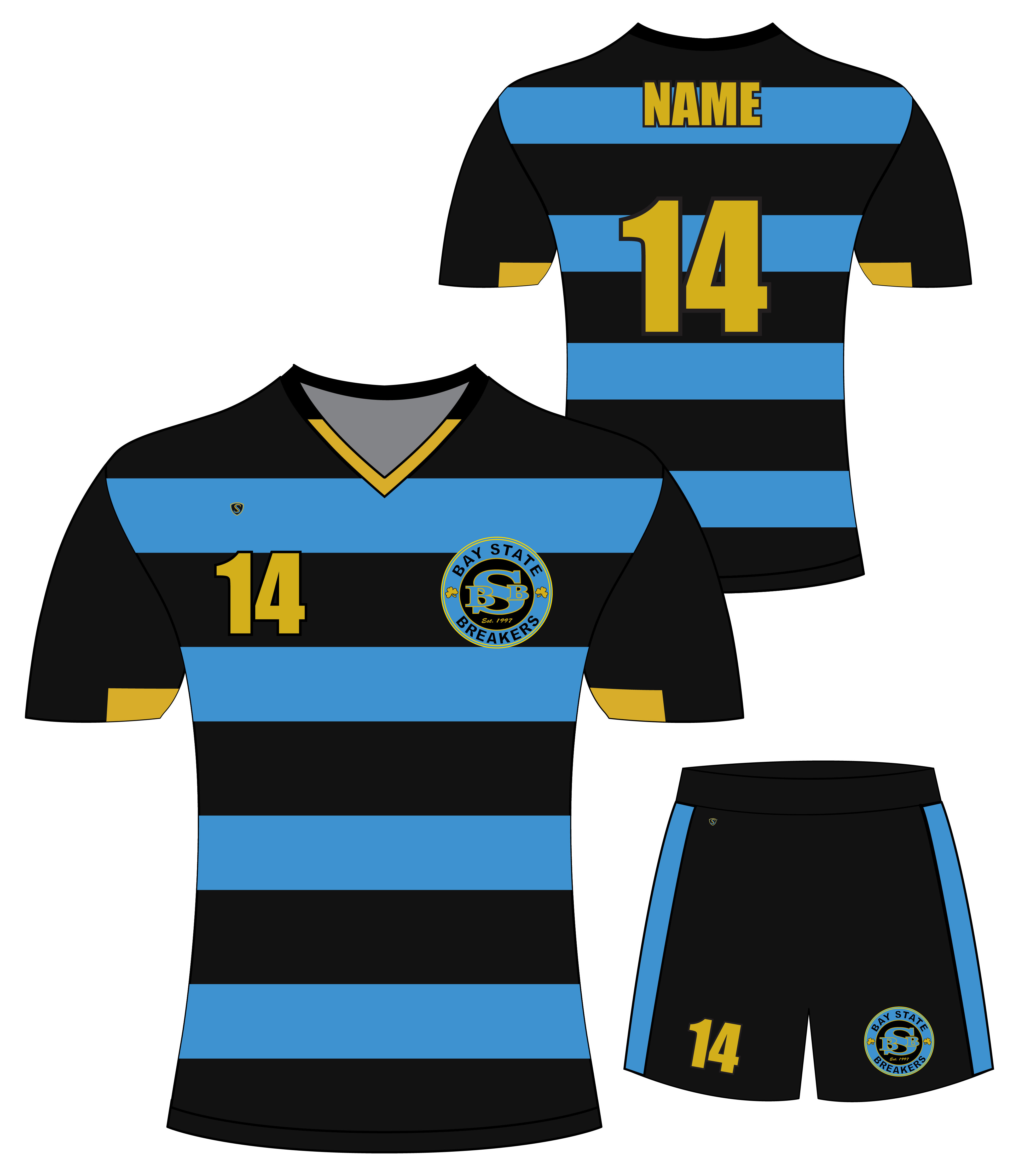Sublimated Soccer Uniform - Breakers