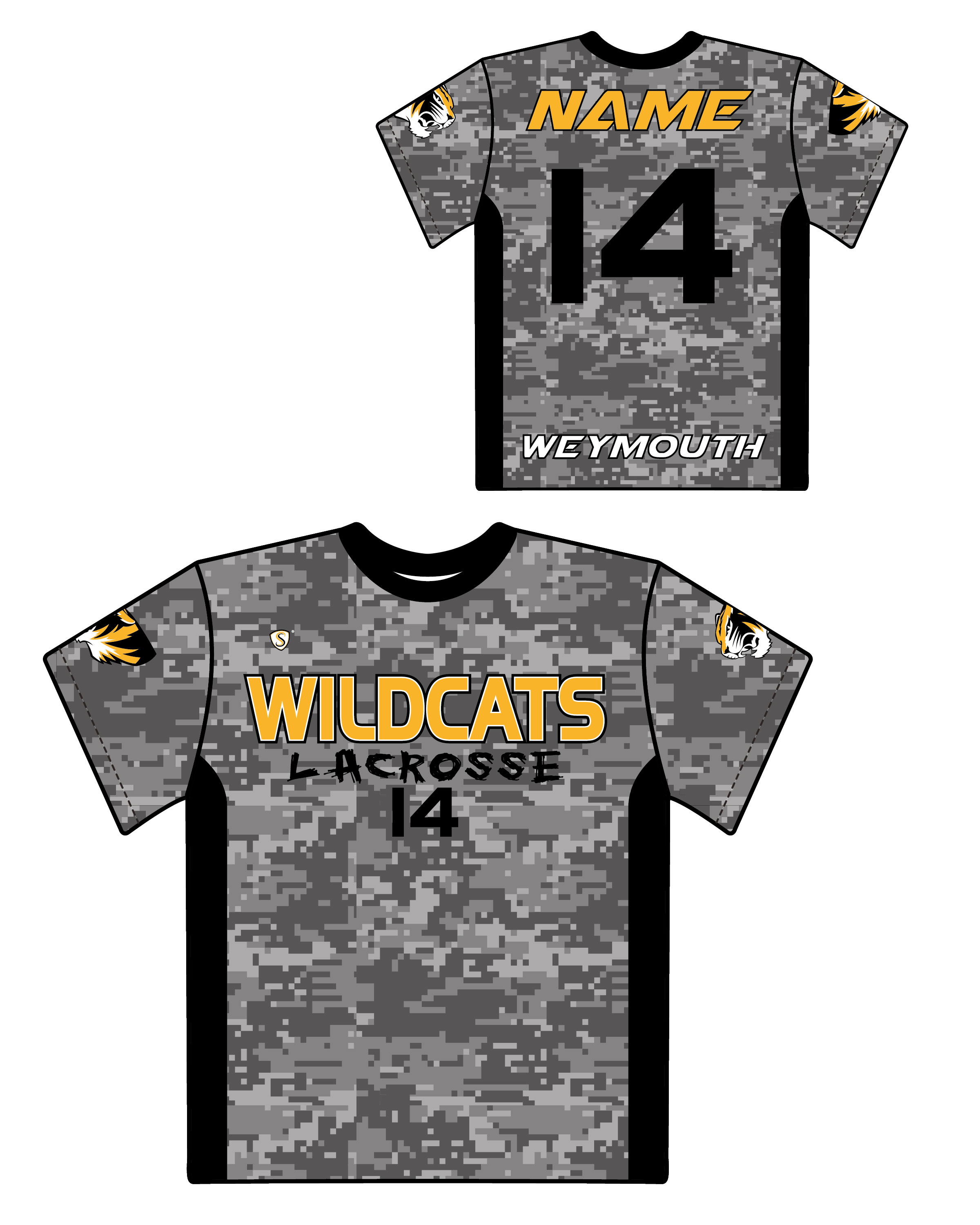 Custom Sublimated Shooter Shirt - Wildcats 2