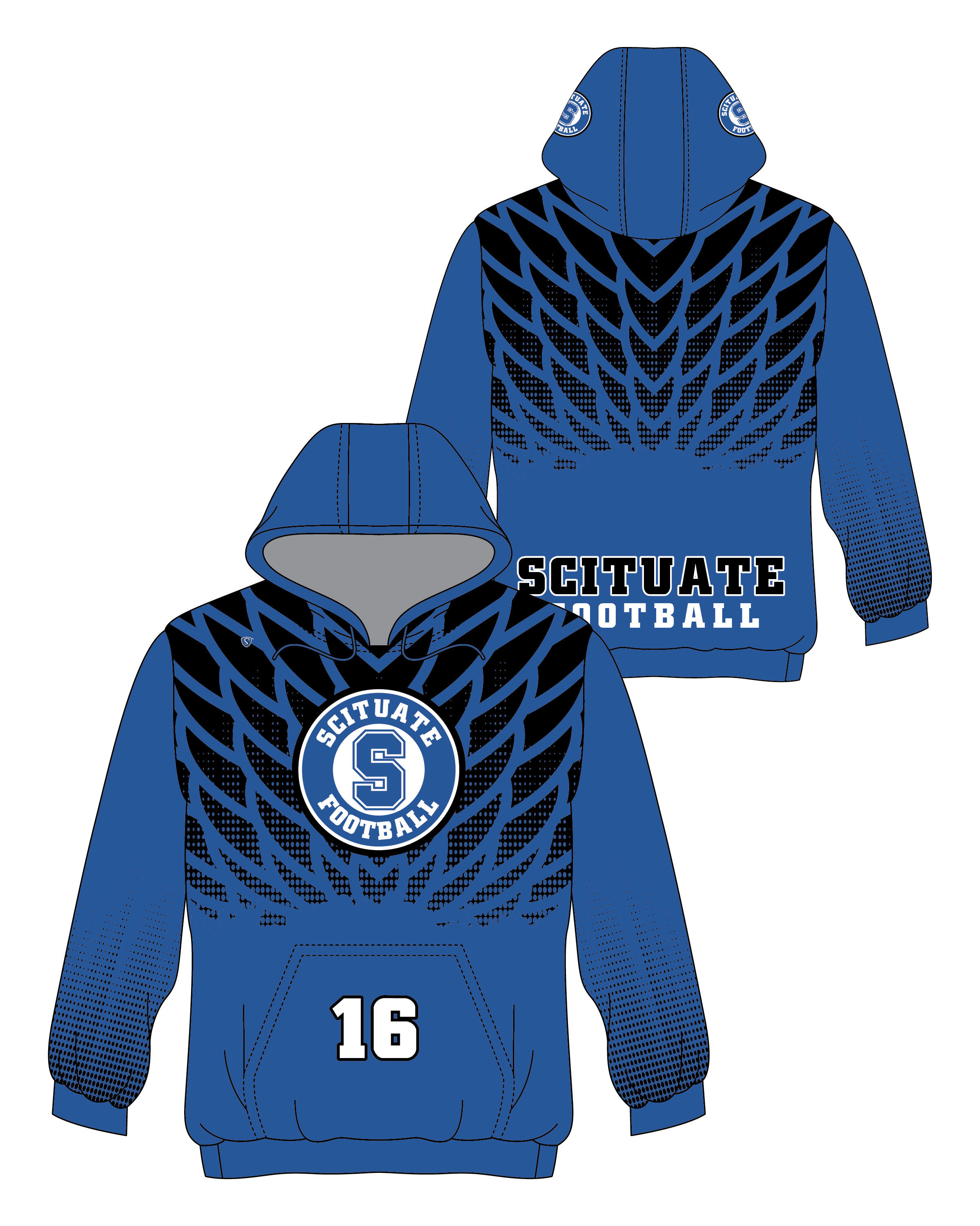 Custom Sublimated Hoodie - Scituate