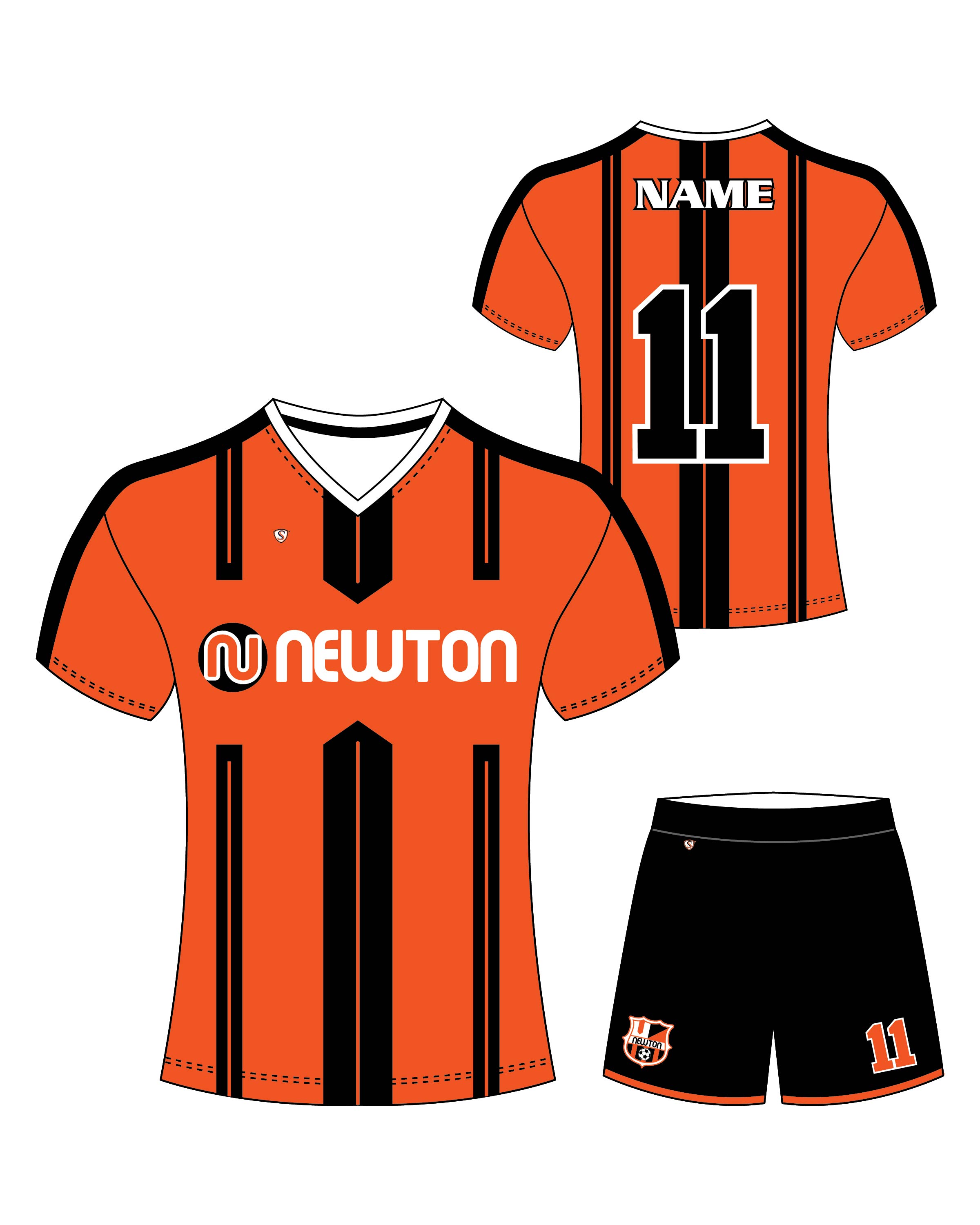 Custom Sublimated Soccer Uniform - Newton