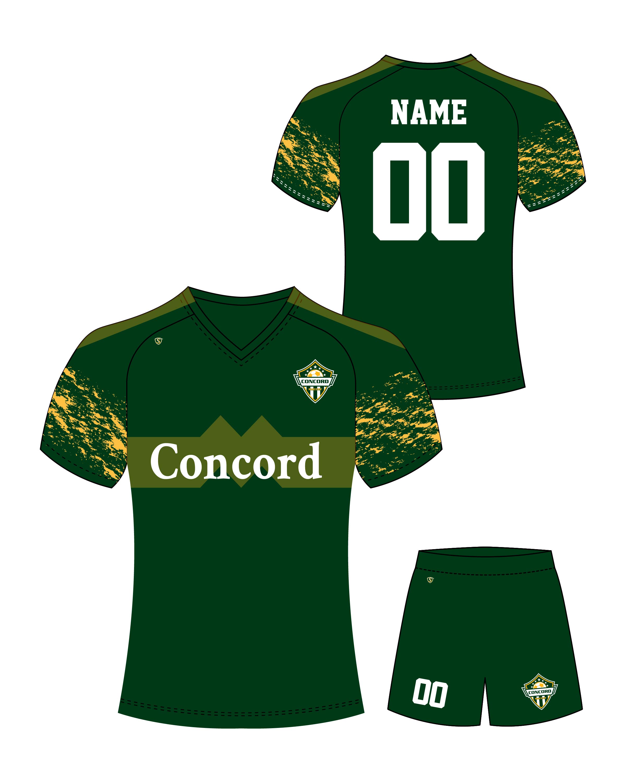 Custom Sublimated Soccer Uniform - Concord
