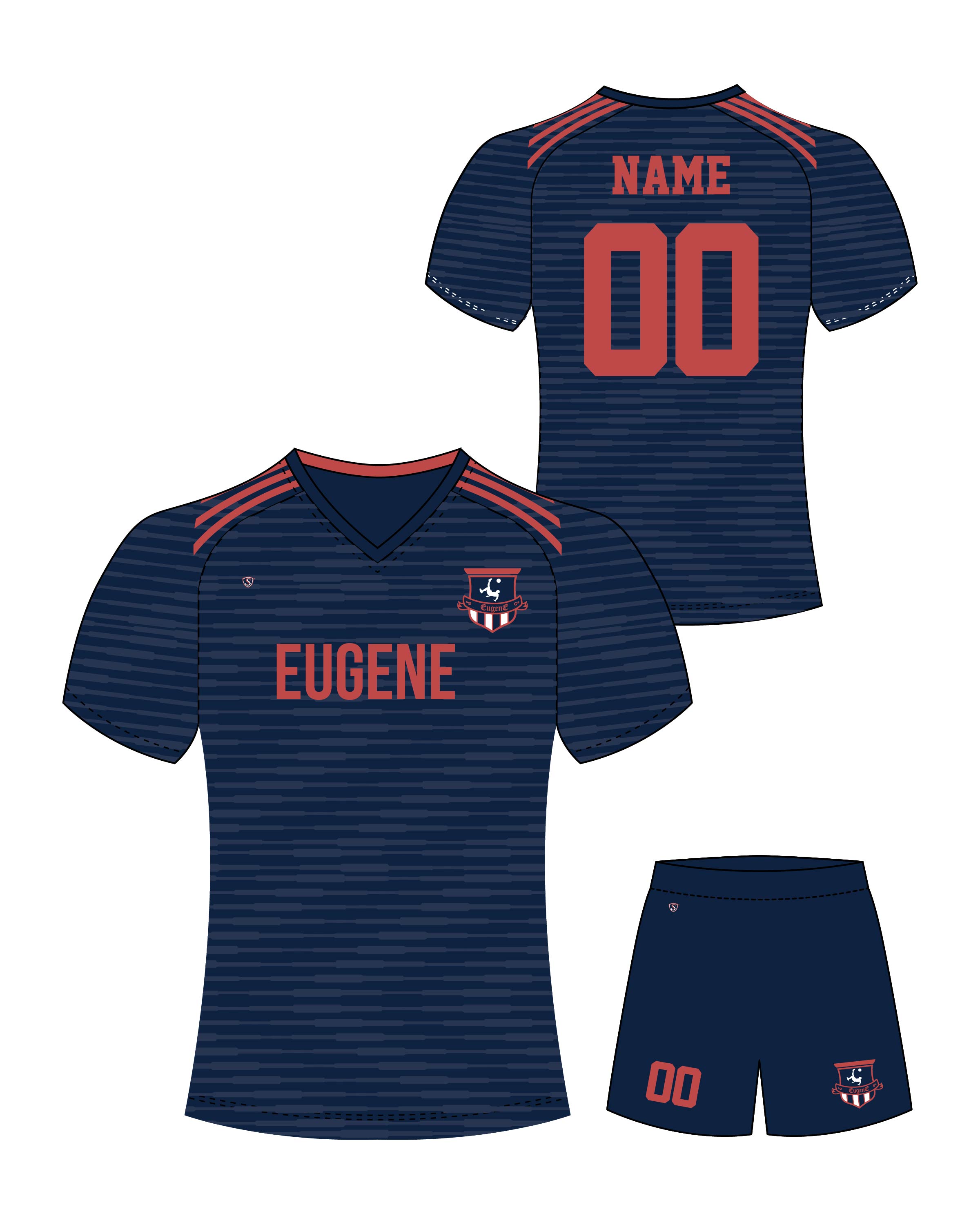Custom Sublimated Soccer Uniform - Eugene