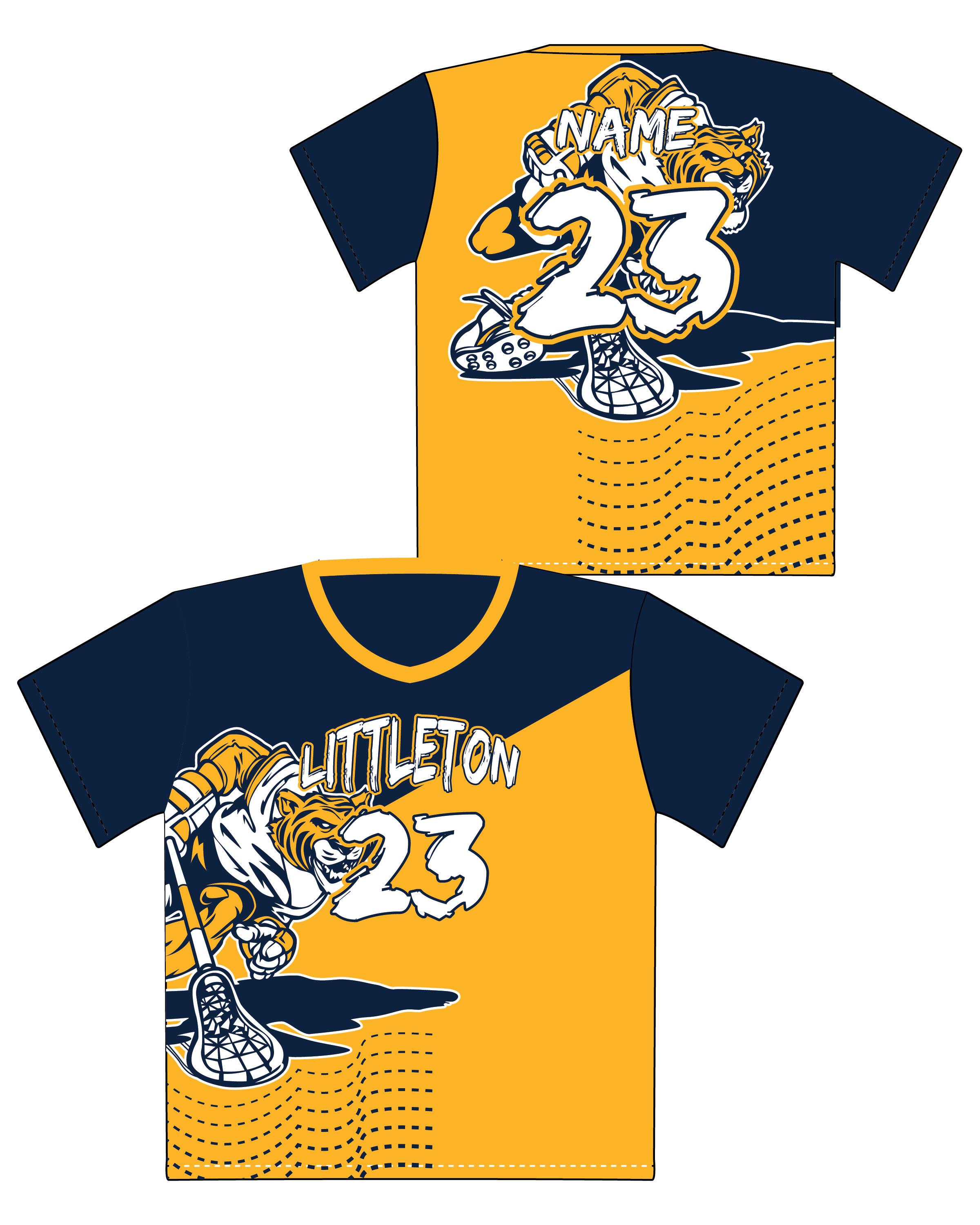 Custom Sublimated Shooter Shirt - Littleton 2