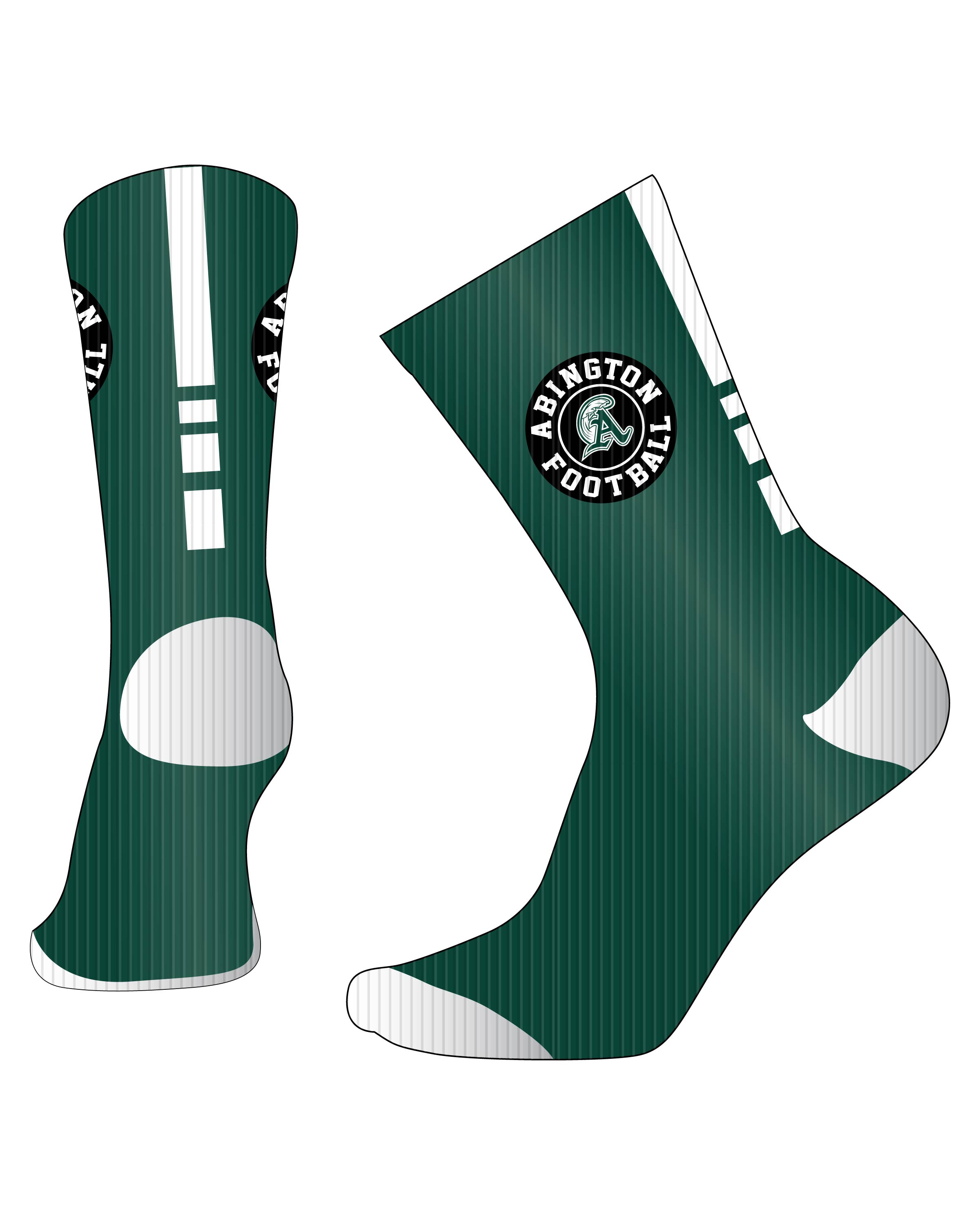 Custom Sublimated Socks - Abington
