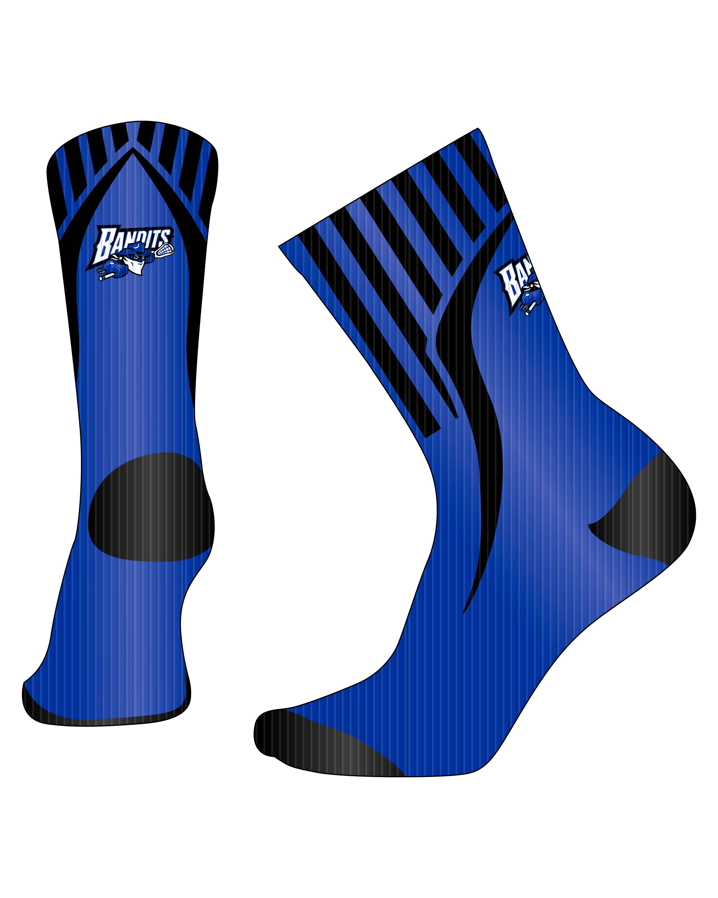 Custom Sublimated Socks - Bandits 2