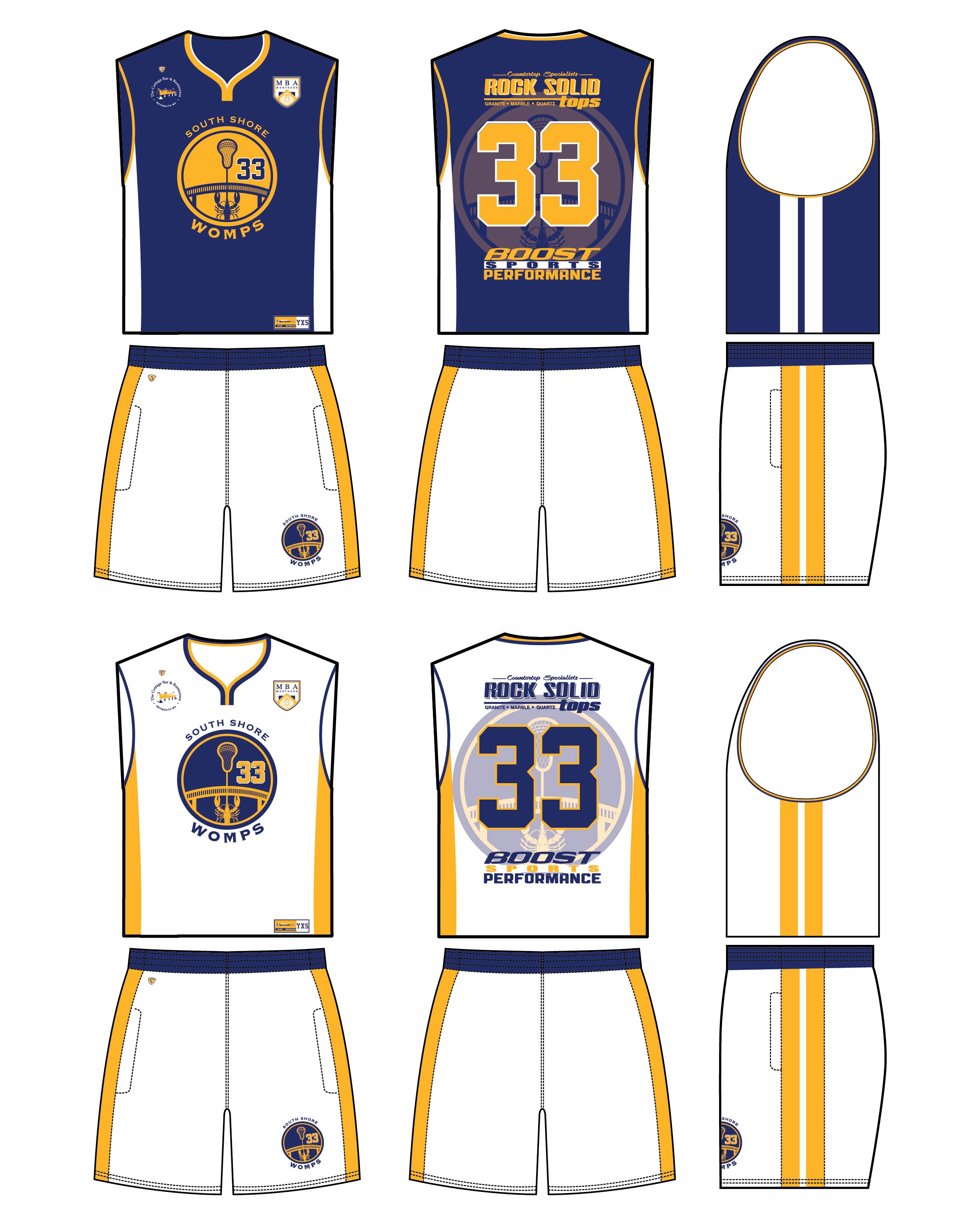 Custom Sublimated Lacrosse Uniform - Womps 