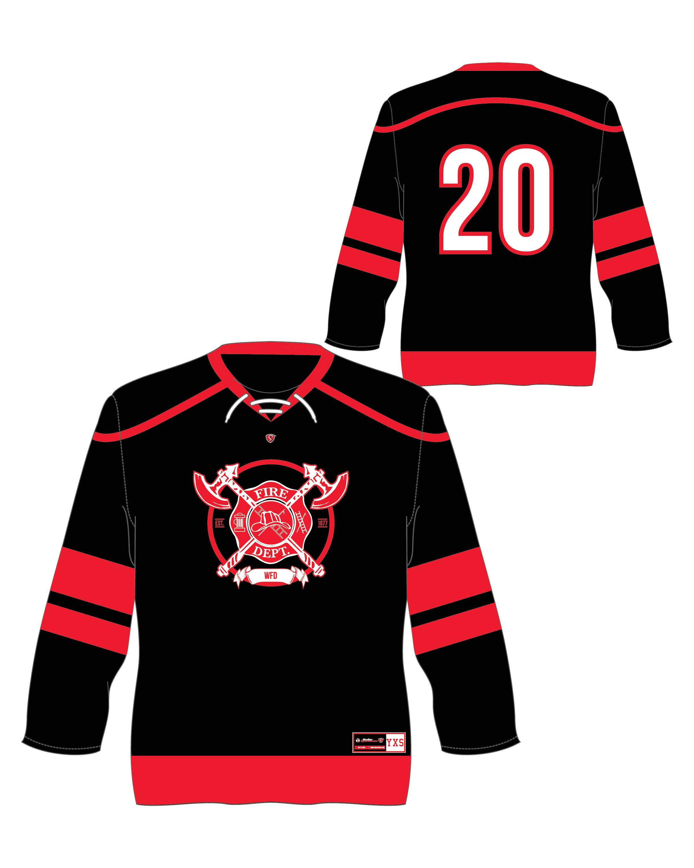Custom Sublimated Hockey Uniform - WPD 3 