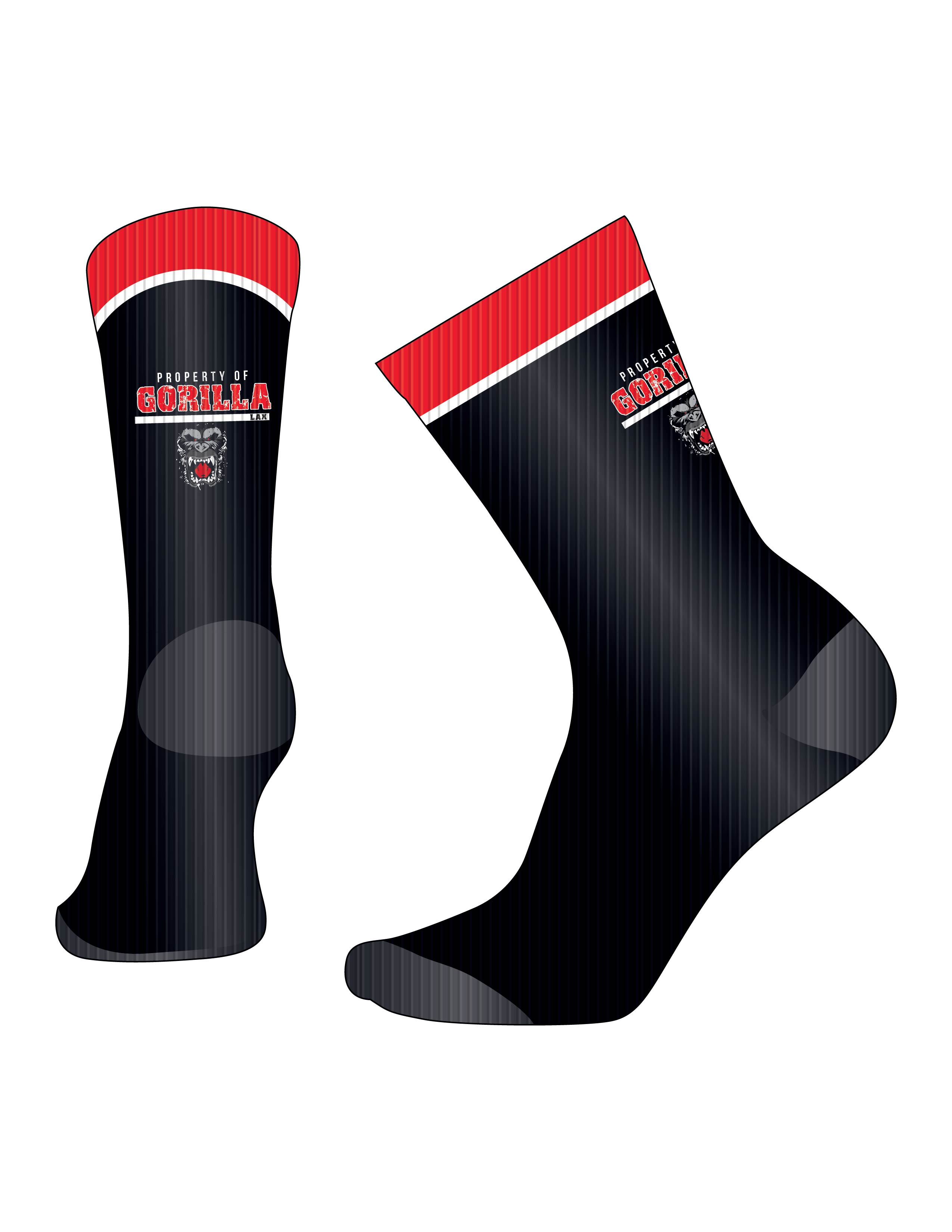 Custom Sublimated Socks - Gorilla