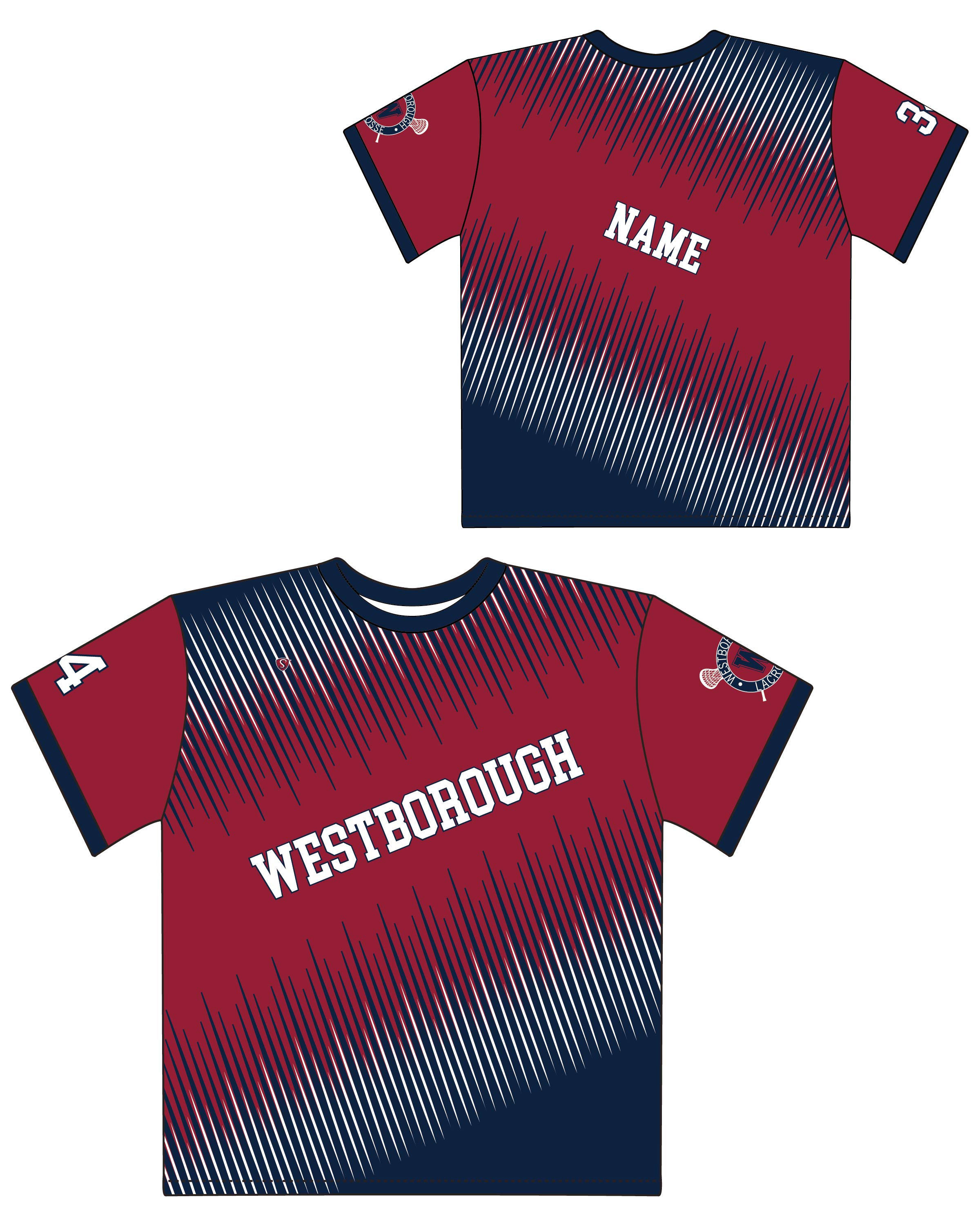 Custom Sublimated Shooter Shirt - Westborough 2