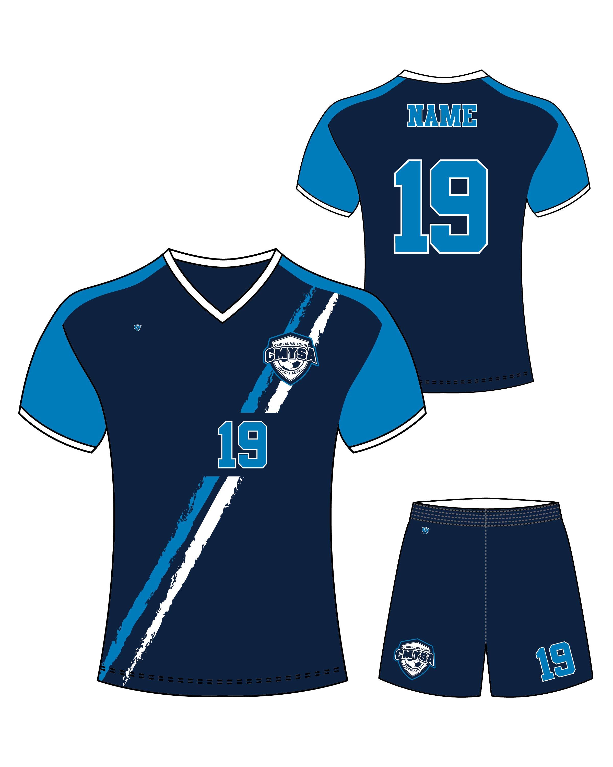 Custom Sublimated Soccer Uniform - CMYSA 2