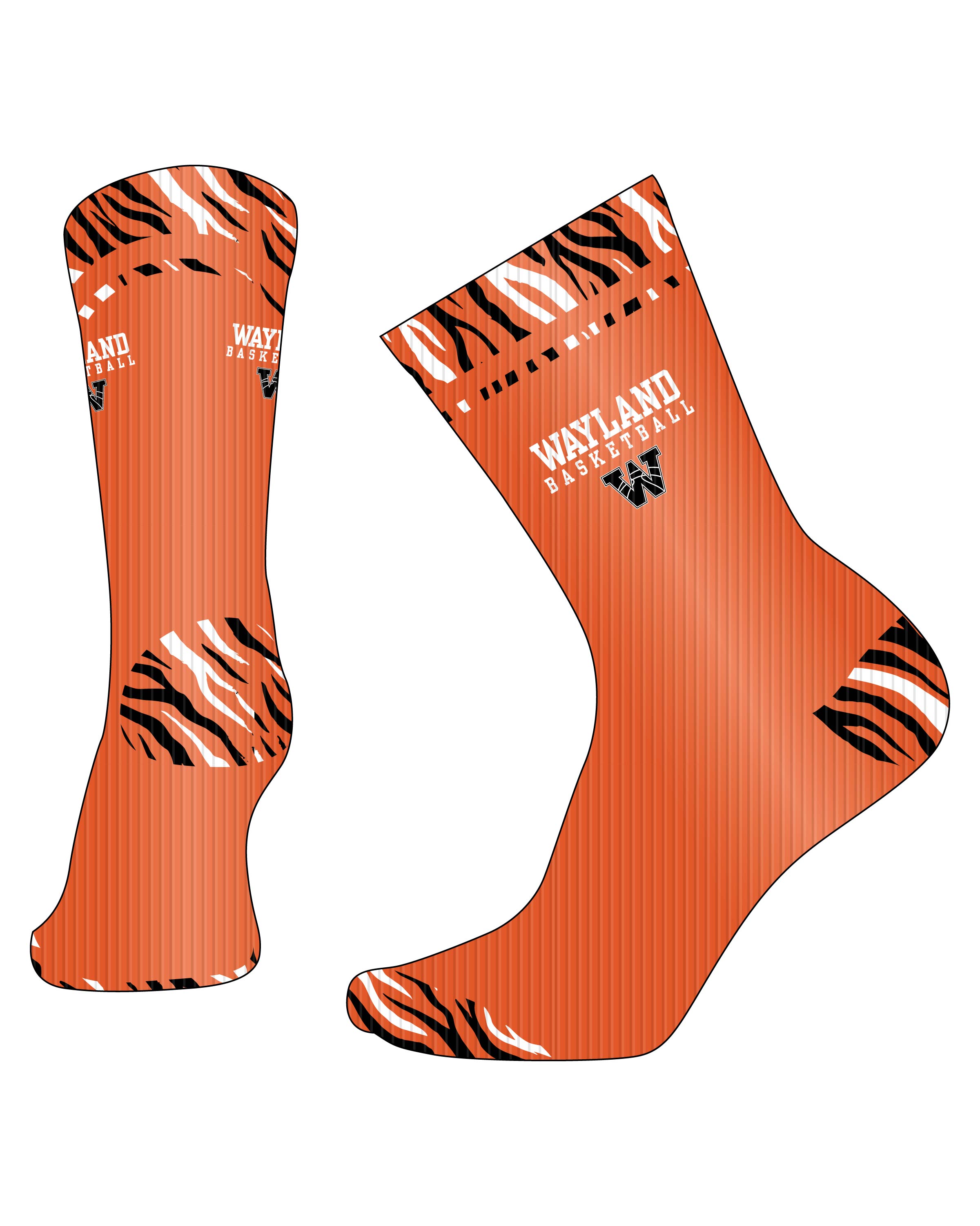 Custom Sublimated Socks - Wayland 