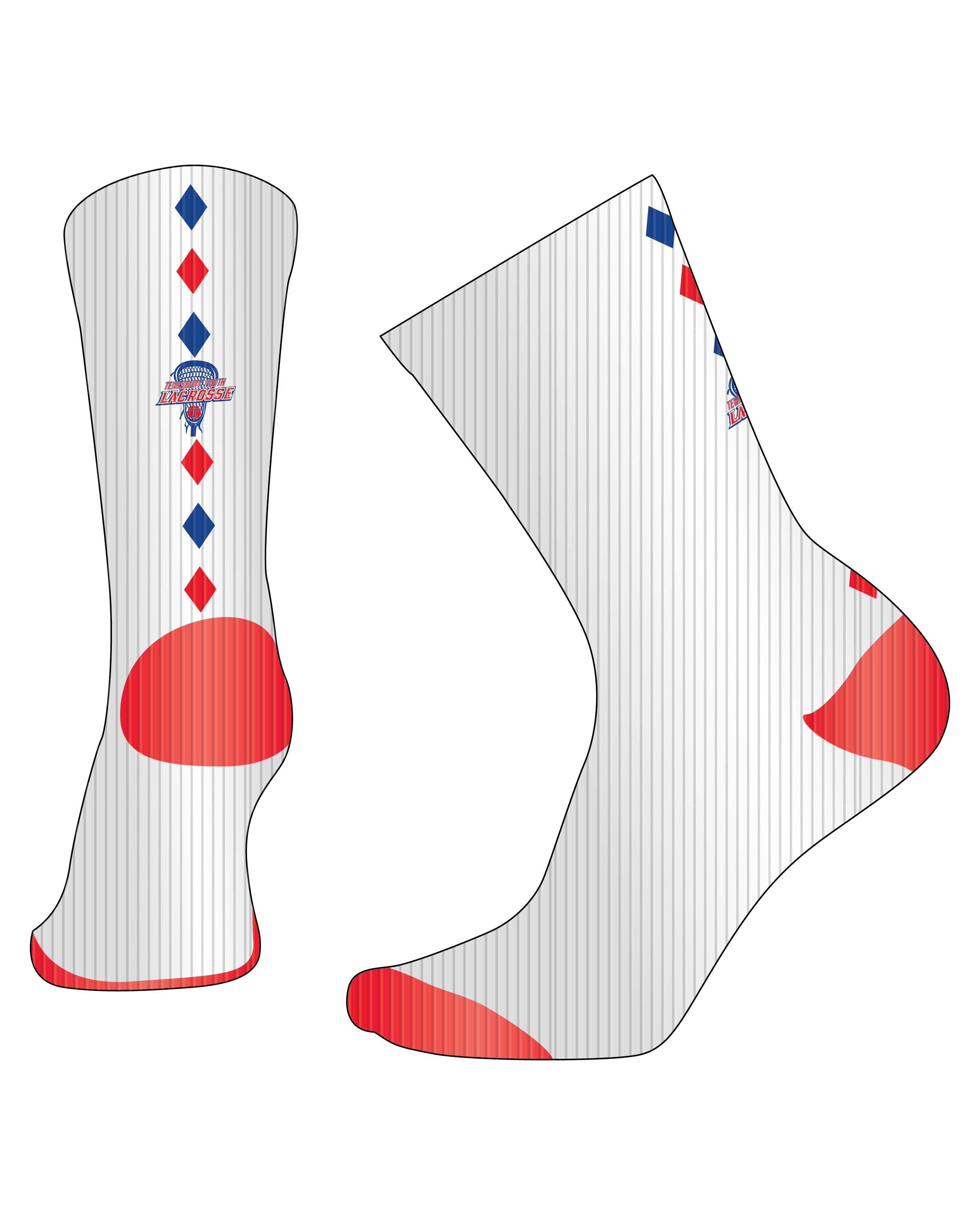 Custom Sublimated Socks - Tewksbury 