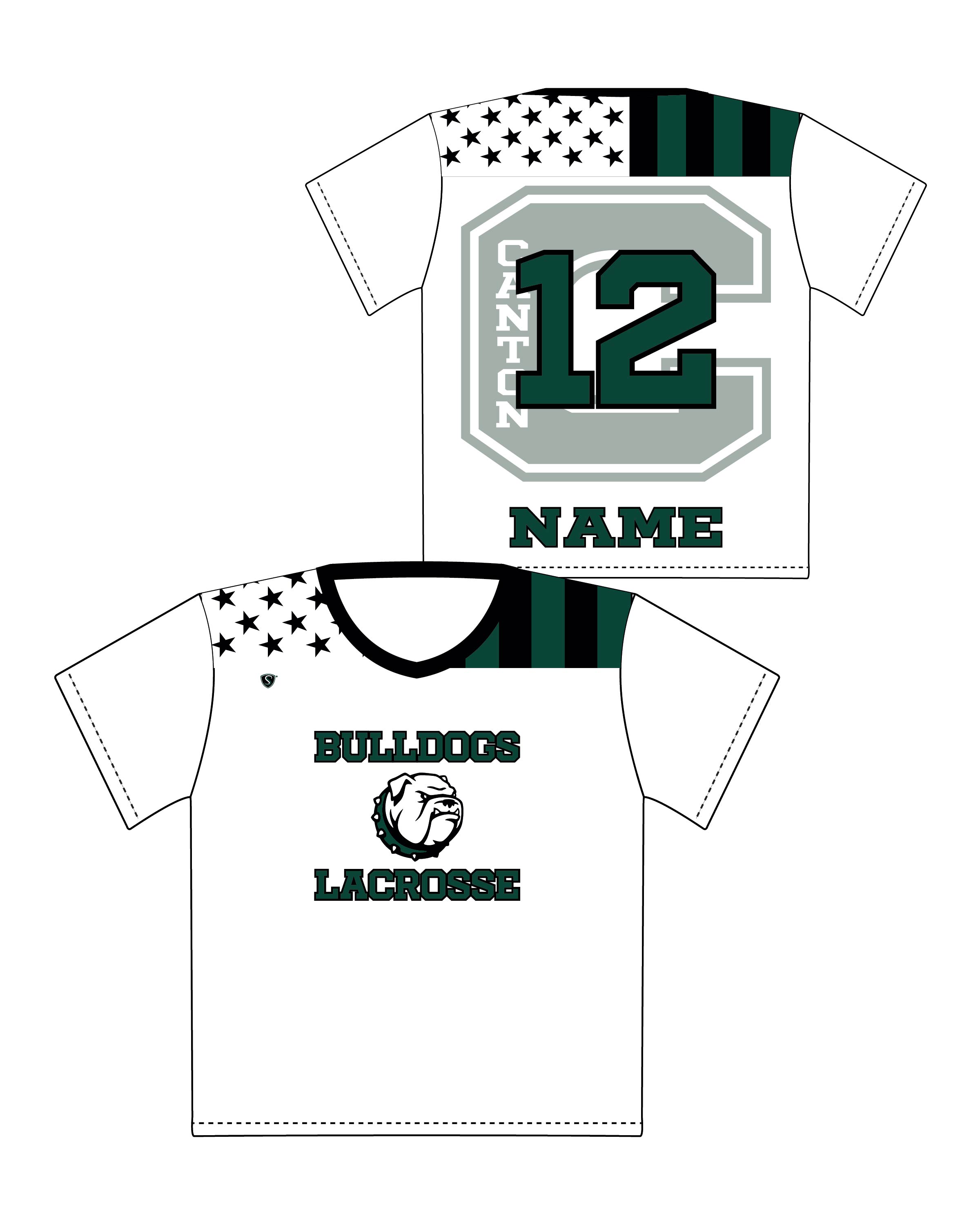 Custom Sublimated Shooter Shirt - Canton Bulldogs