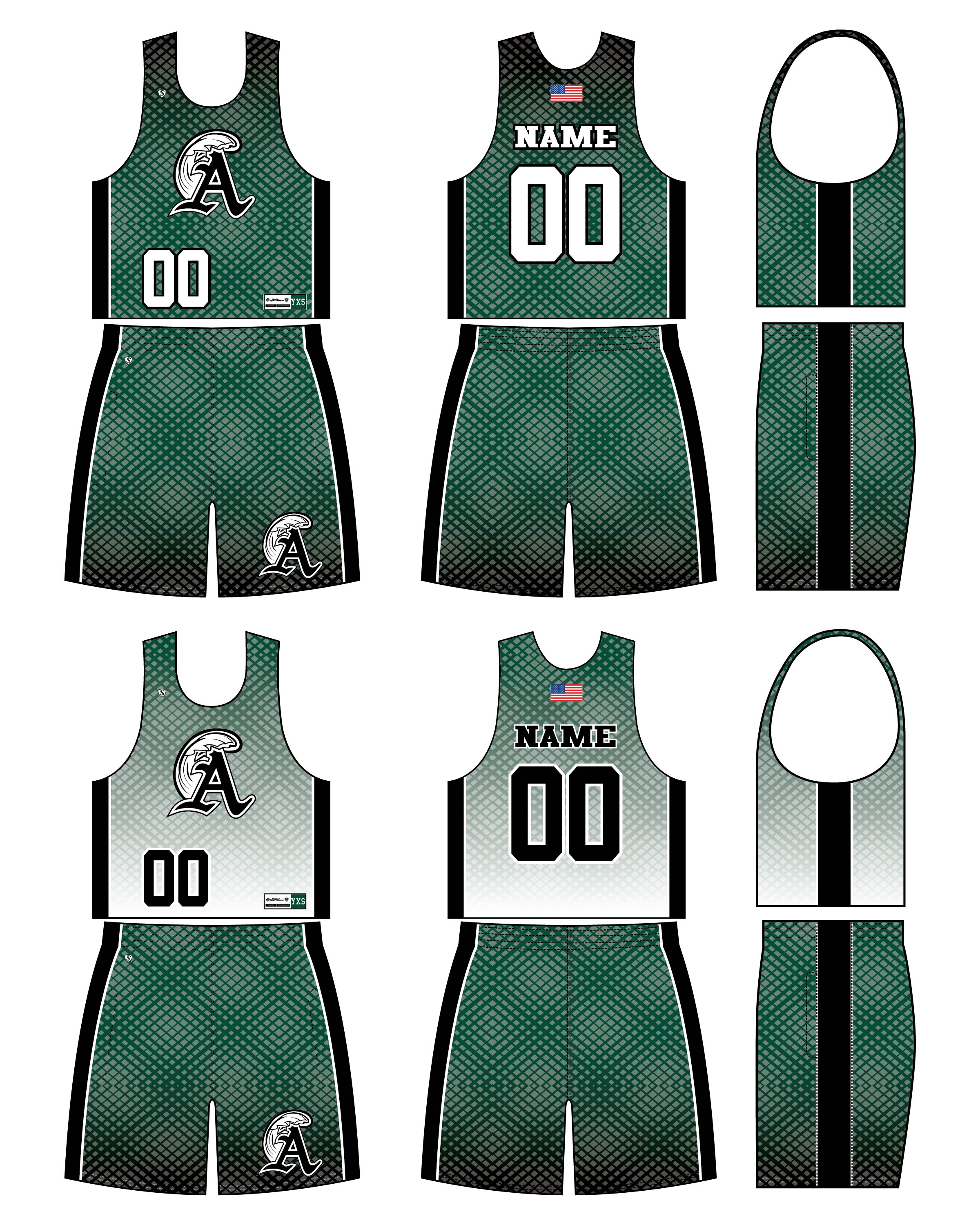 Custom Sublimated Lacrosse Uniform - Abington 5