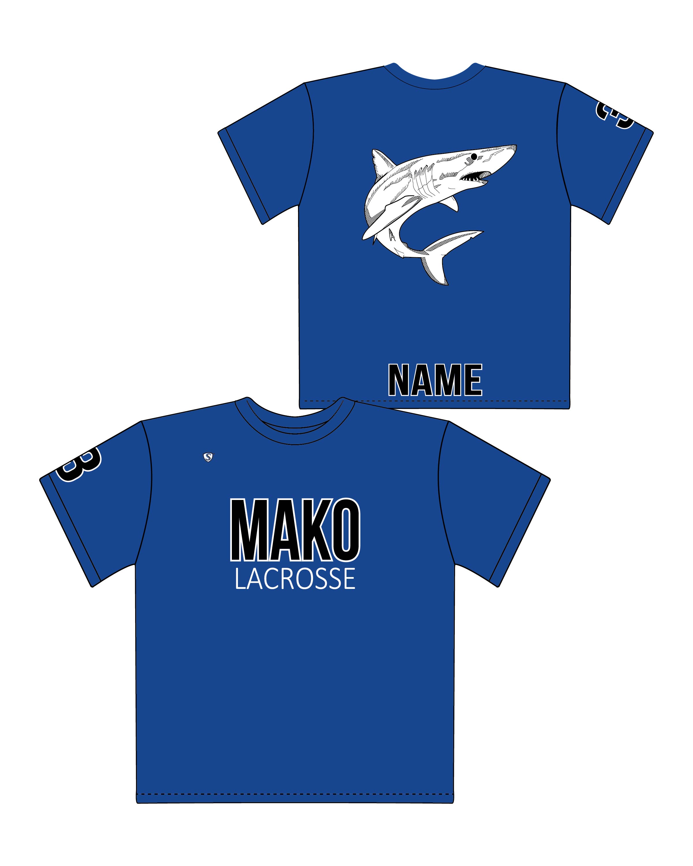 Custom Sublimated Shooter Shirt - Makos