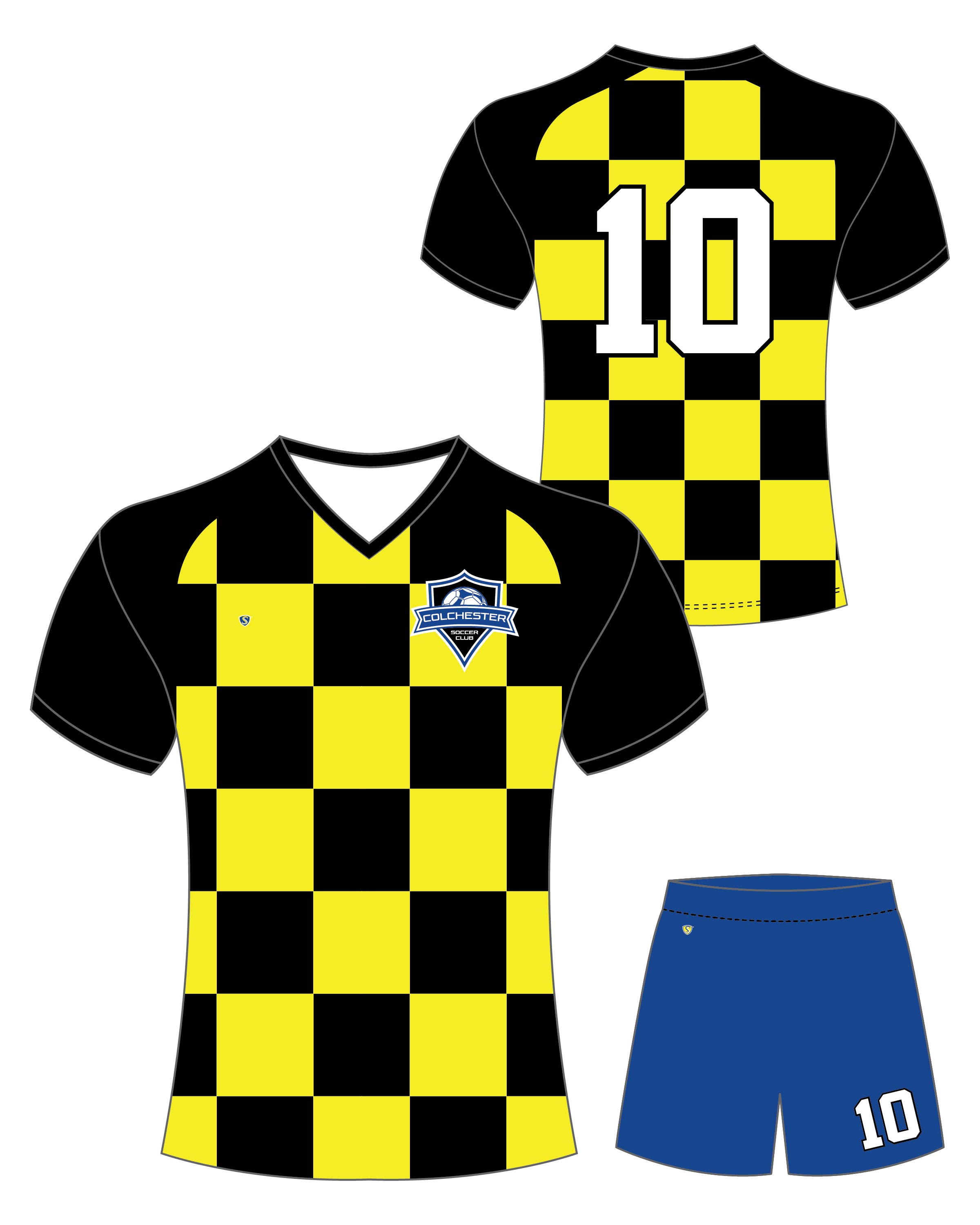 Custom Sublimated Soccer Uniform - Colchester 3