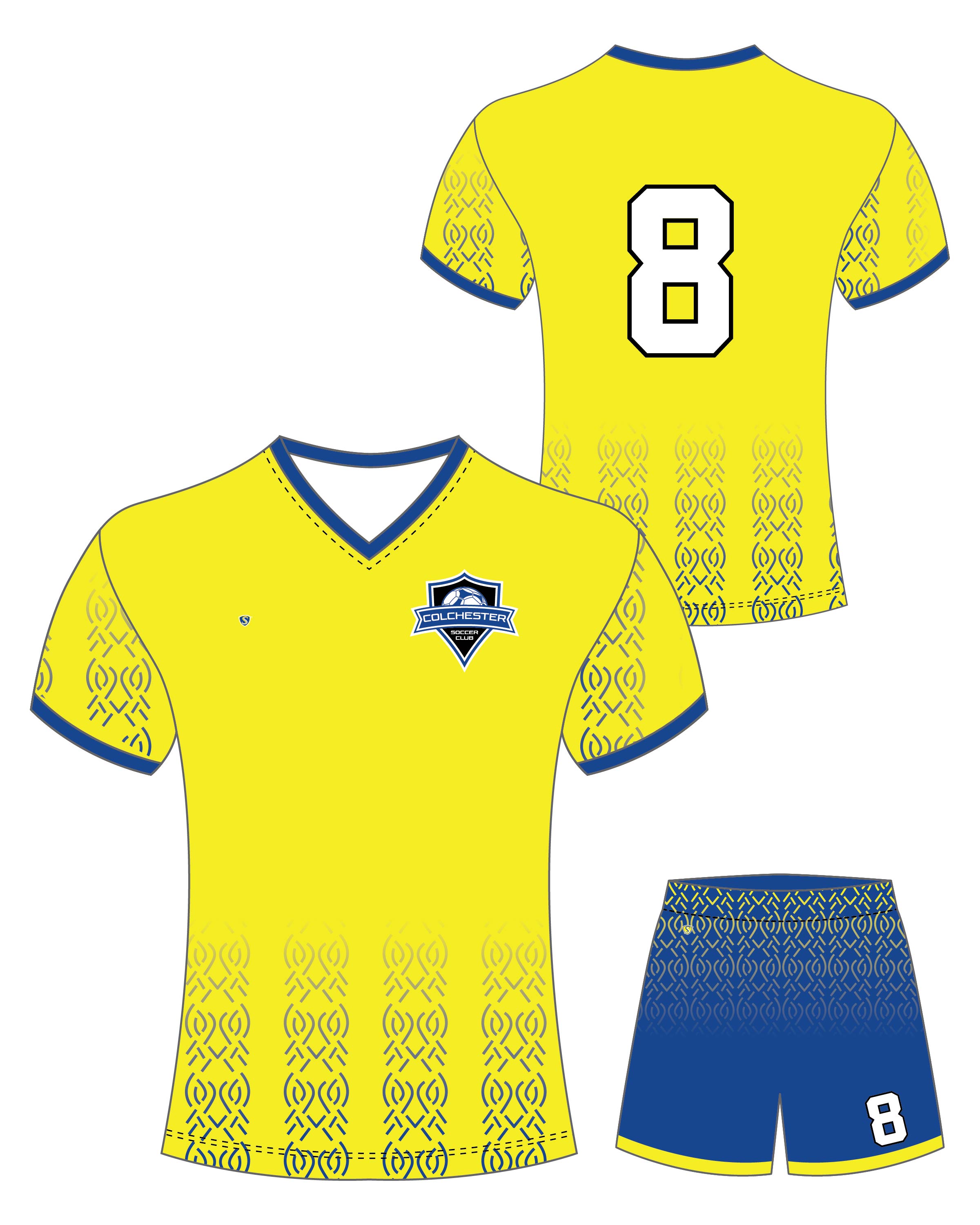 Custom Sublimated Soccer Uniform - Colchester 7