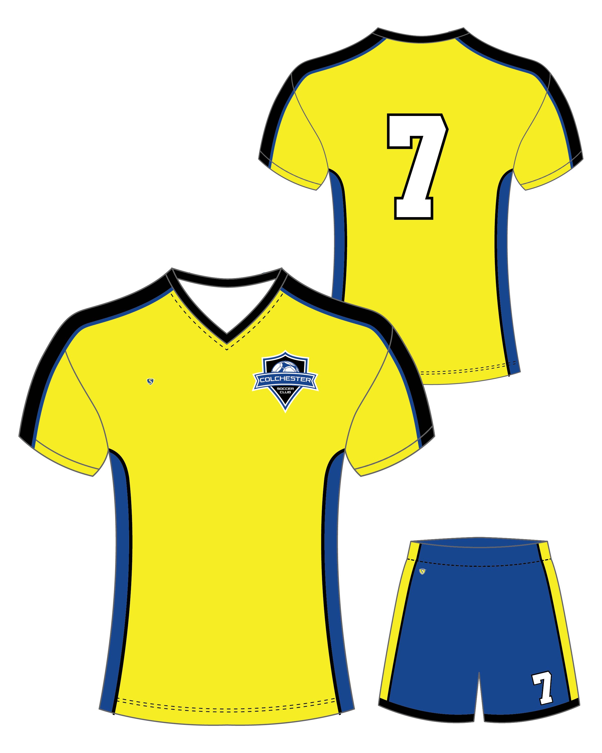 Custom Sublimated Soccer Uniform - Colchester 9