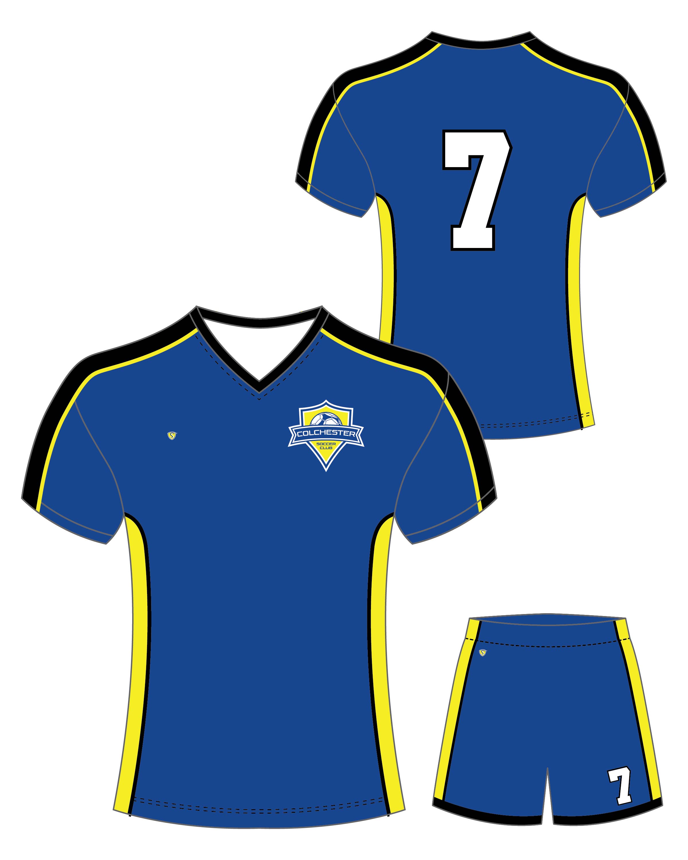 Custom Sublimated Soccer Uniform - Colchester 10