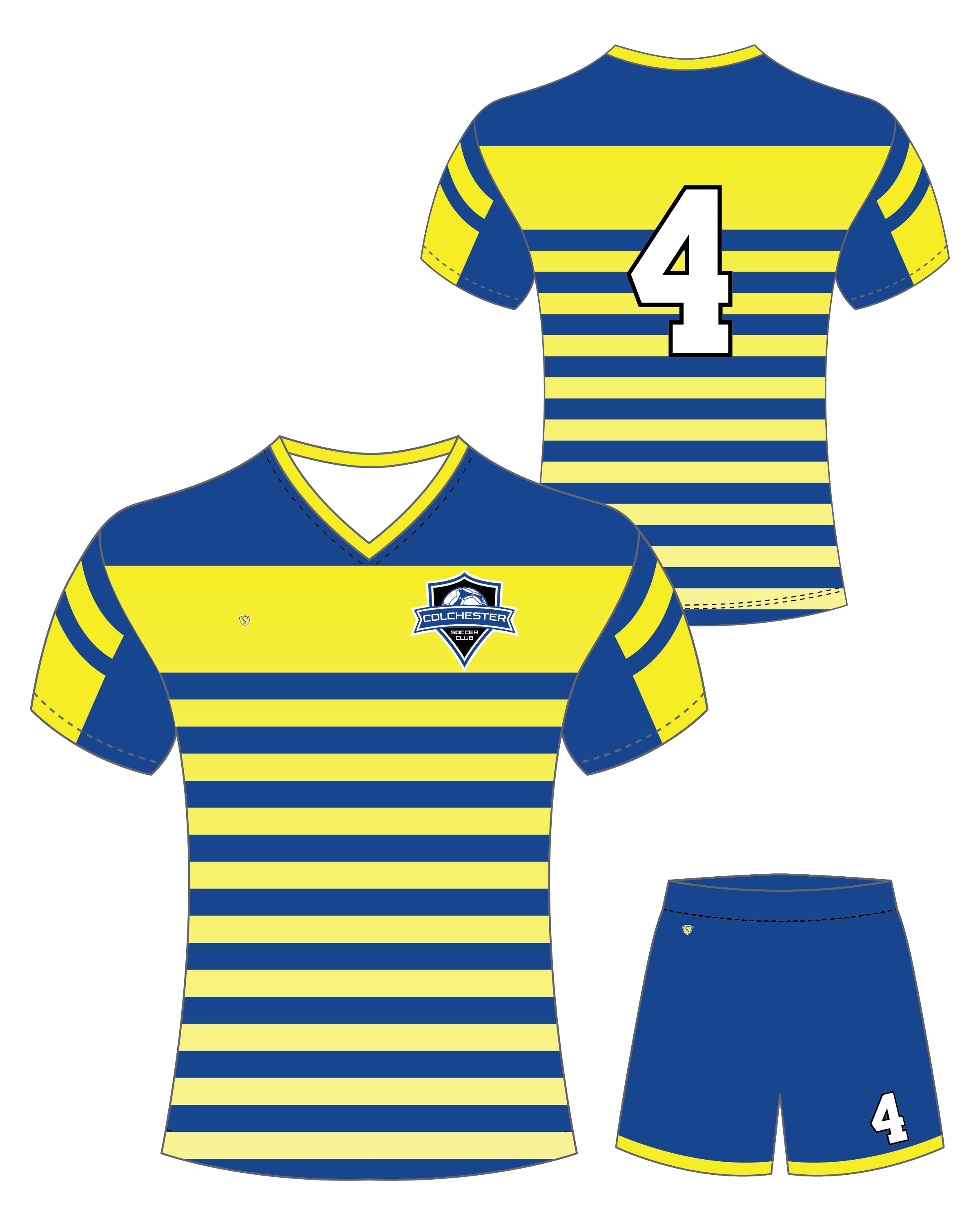 Custom Sublimated Soccer Uniform - Colchester 16