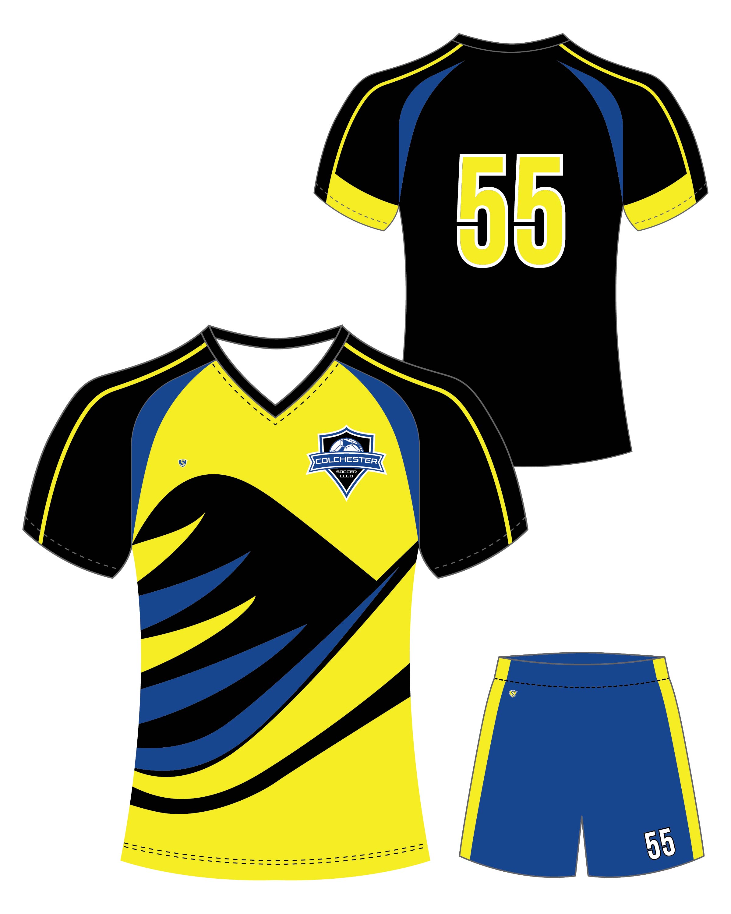Custom Sublimated Soccer Uniform - Colchester 21