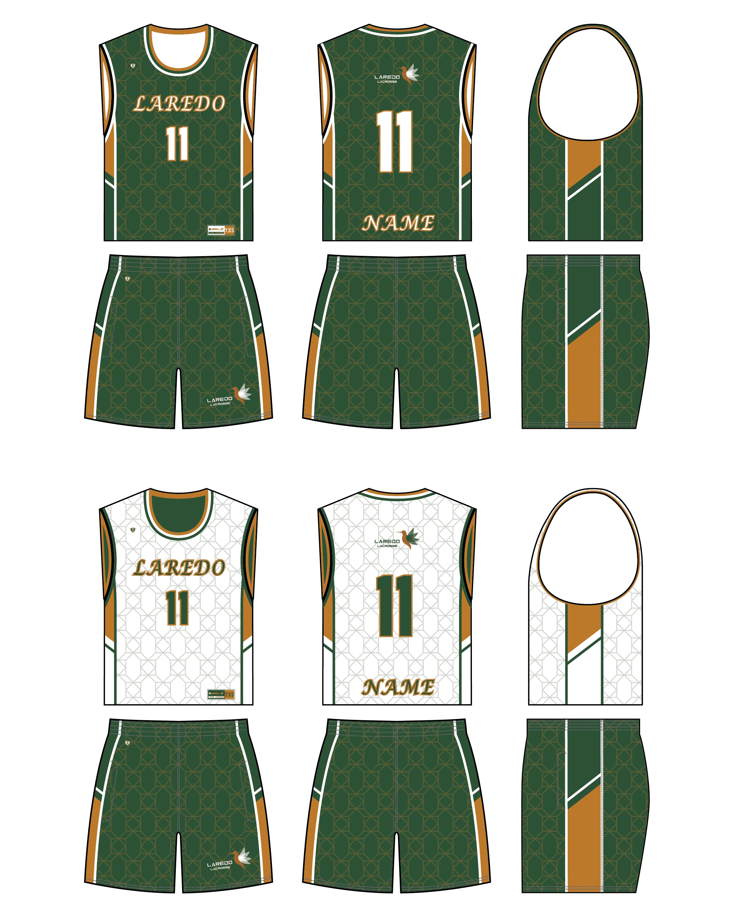 Custom Sublimated Lacrosse Uniform - Duluth