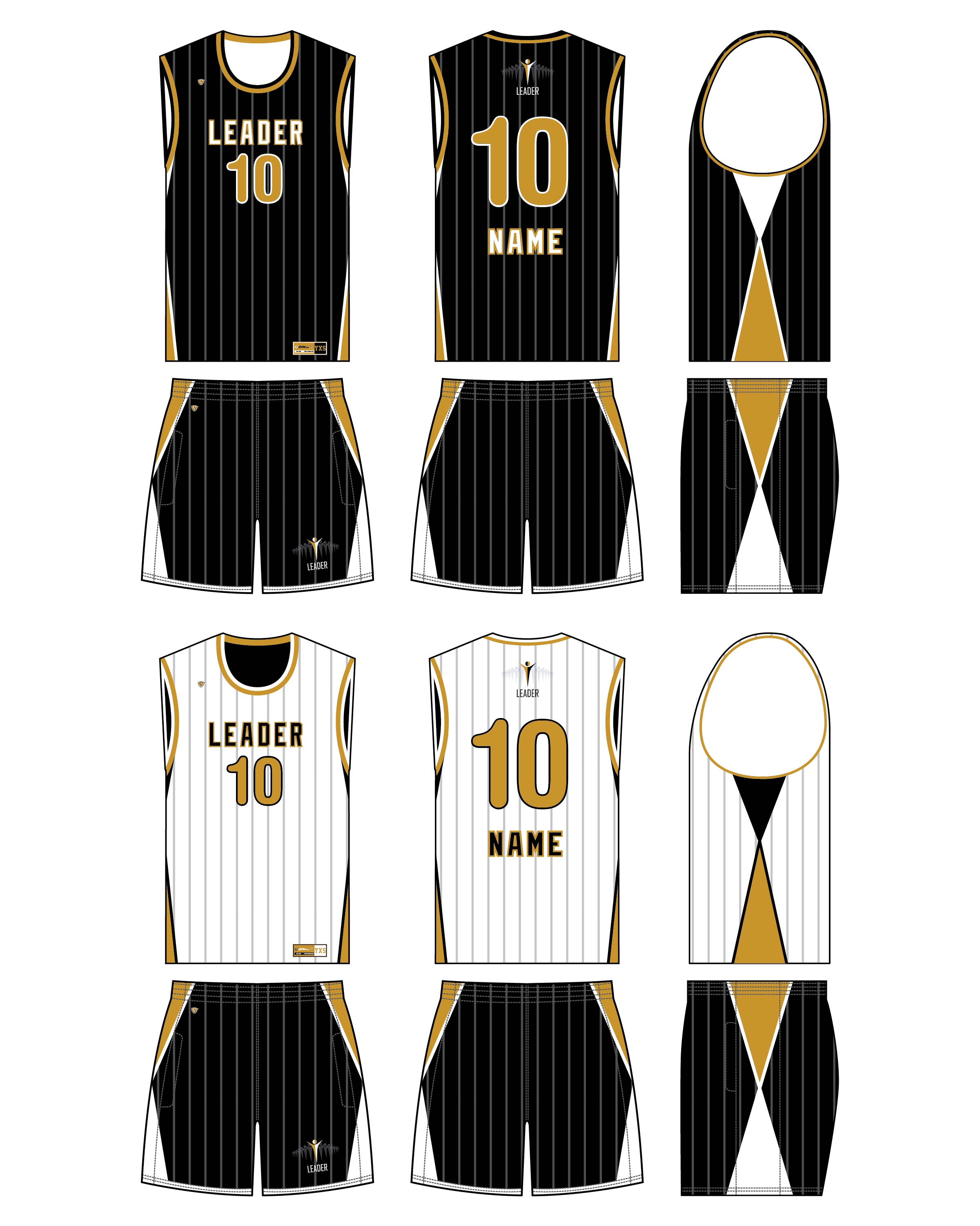 Custom Sublimate Basketball Uniform - Leaders