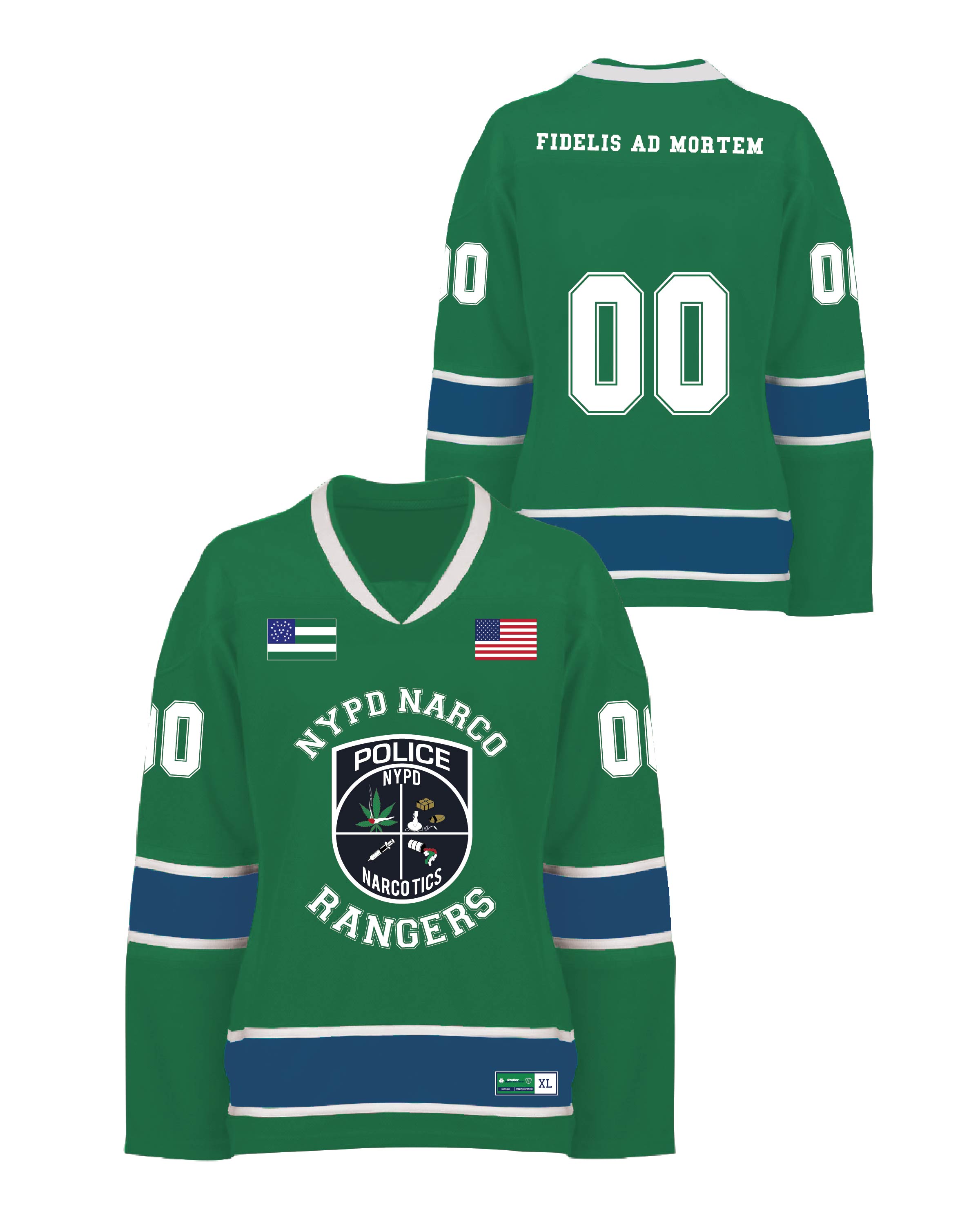Custom Sublimated Hockey Uniform - Narcos