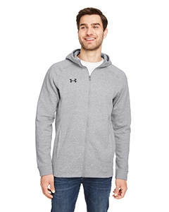 Style 1351313- Under Armour Men's Hustle Full-Zip Hooded Sweatshirt