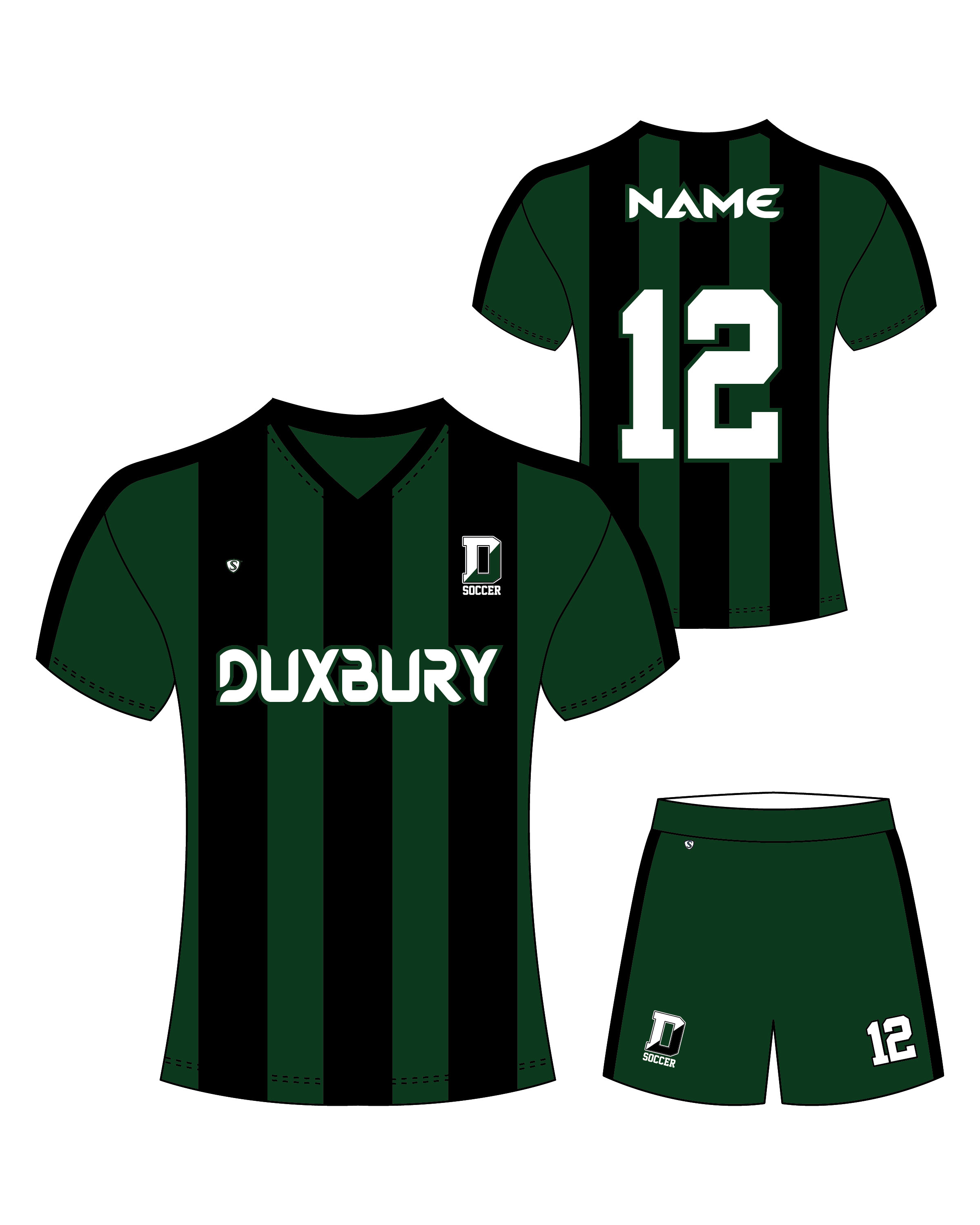 Custom Sublimated Soccer Uniform - Duxbury 1