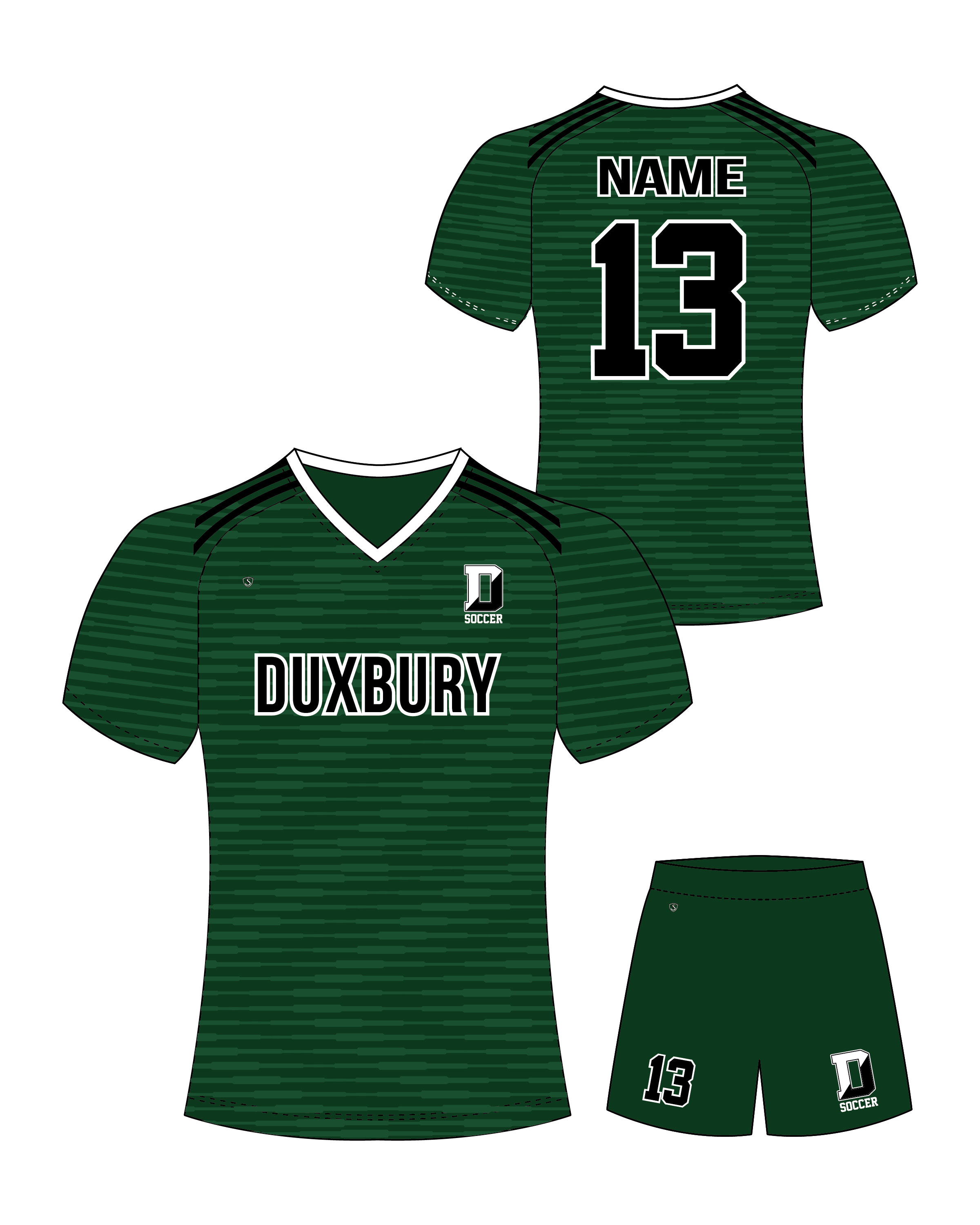 Custom Sublimated Soccer Uniform - Duxbury 2