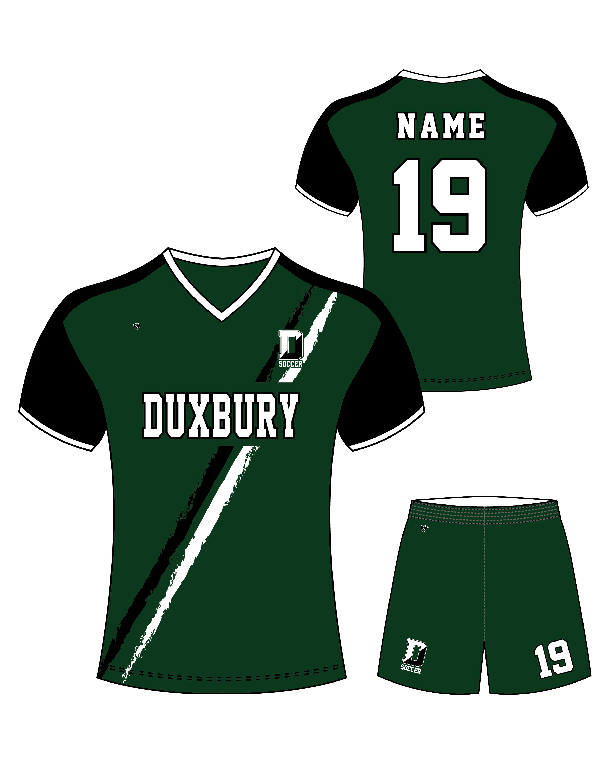Custom Sublimated Soccer Uniform - Duxbury 3
