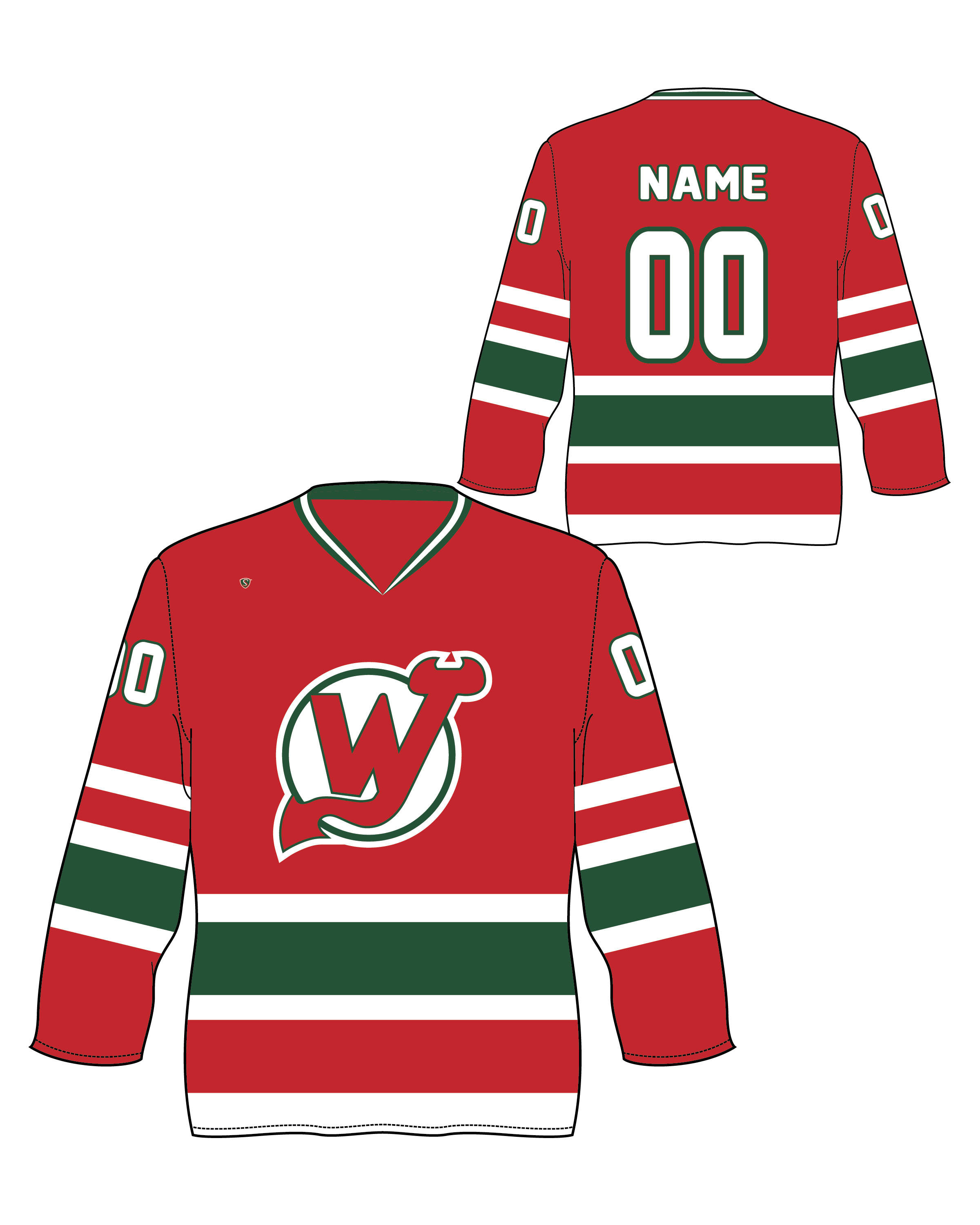 Custom Sublimated Hockey Jersey - WJ 2