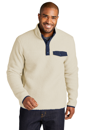 Style F140 - Port Authority   Camp Fleece Snap Pullover